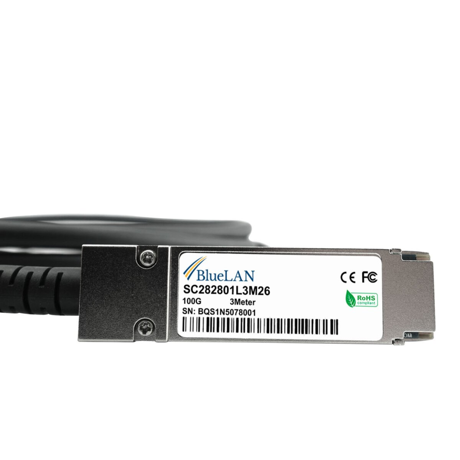 BlueOptics Marconi QSFP28-DAC-3M Compatible BlueLAN DAC QSFP28 SC282801L3M26