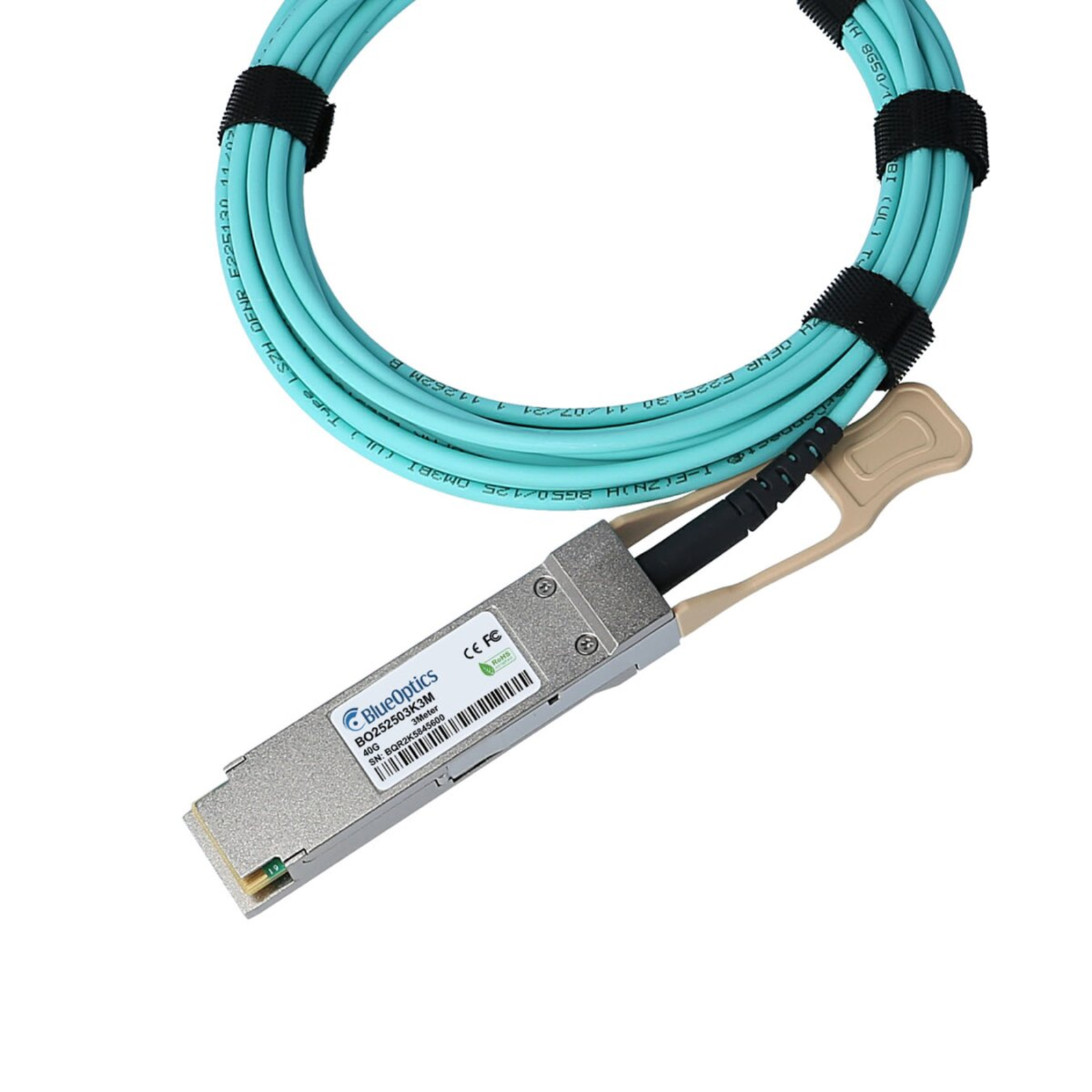 BlueOptics F5 Networks QSFP-AOC-5M Compatible AOC QSFP BO252503K5M