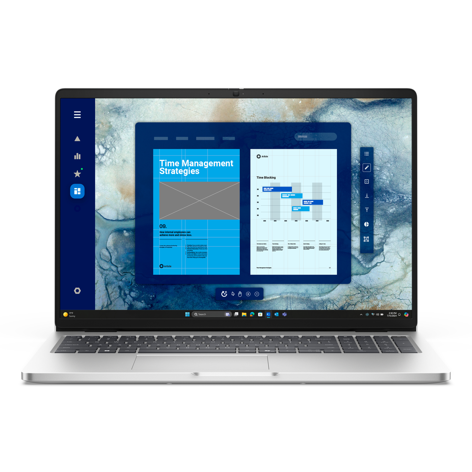 Dell Notebook Pro 16 PC16250 40.6cm 16 Inch WUXGA Ultra 5 Series 2 235U 16GB RAM 512GB SSD German