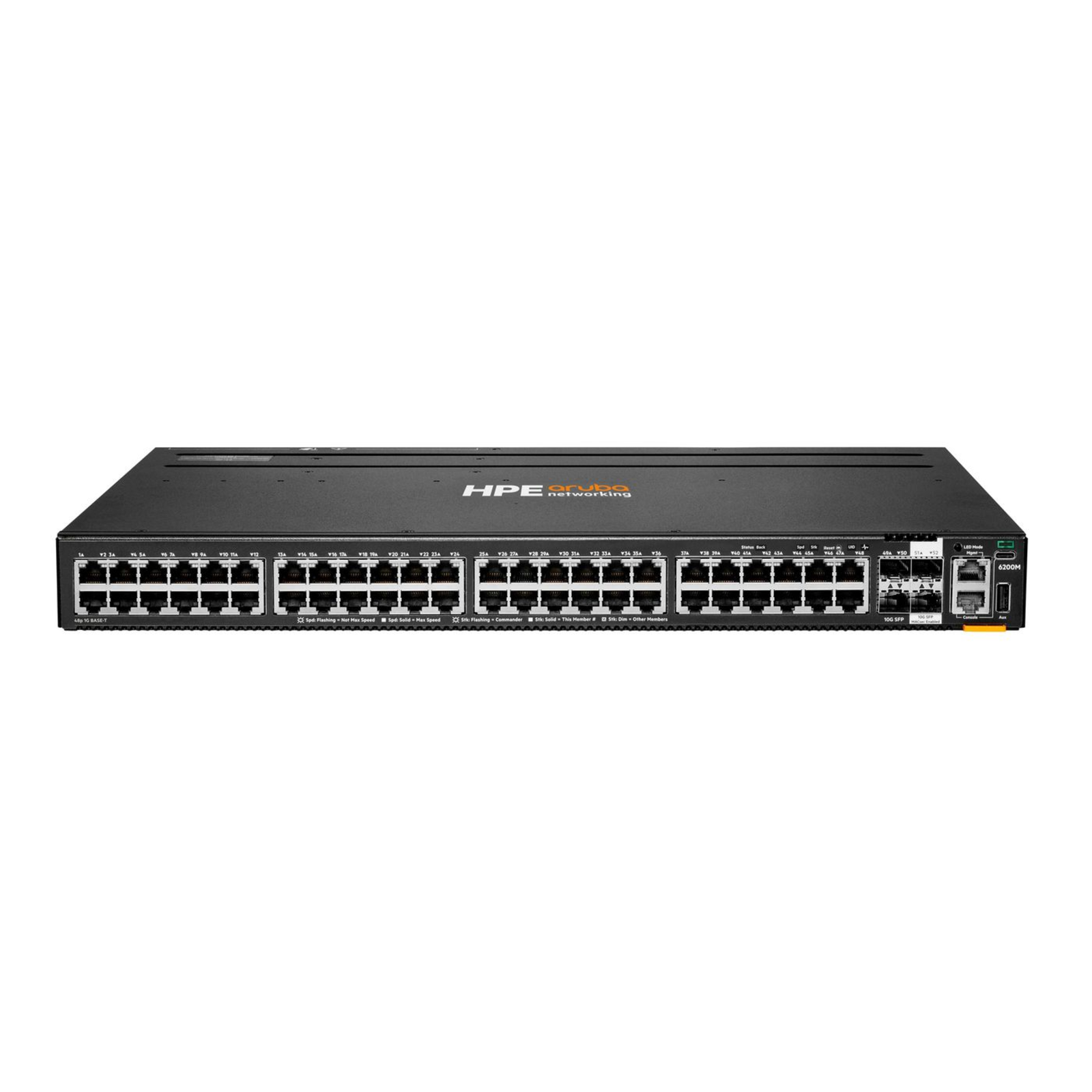 HPE Aruba 6200M 48G 4SFP+ Switch Switch Max. Stacking Distance 10km L3 Managed 48 X 10-100-10 00