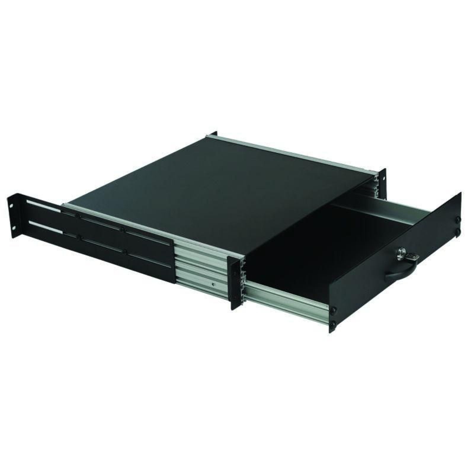 LANVIEW 2U 19inch KEYBOARD GENERAL USE LOCKABLE DRAWER MODULE
