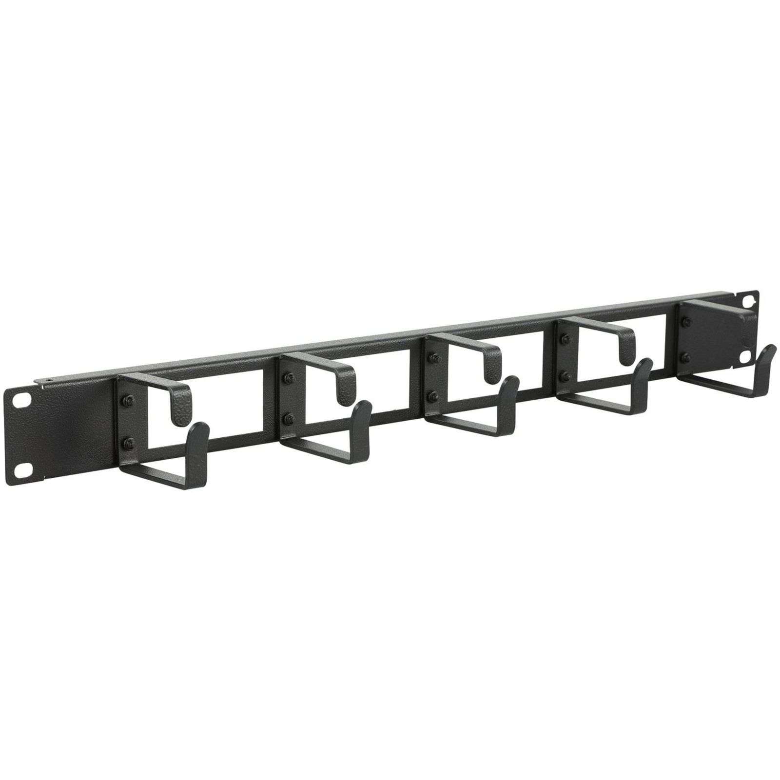 LANVIEW 1U 19inchCABLE ORGANIZER PANEL with Cable ENTRY HOLE