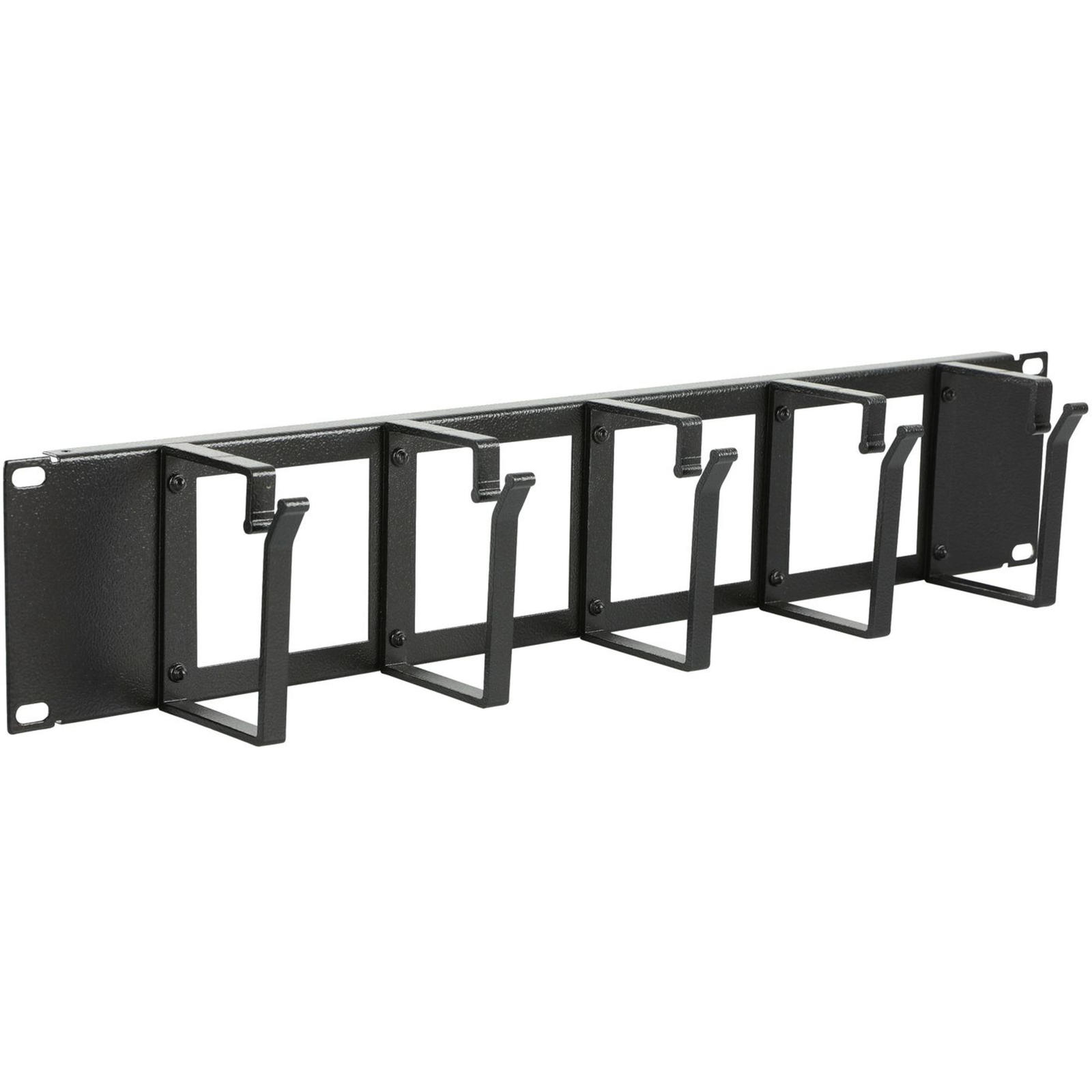 LANVIEW 2U 19inchCABLE ORGANIZER PANEL with Cable ENTRY HOLE