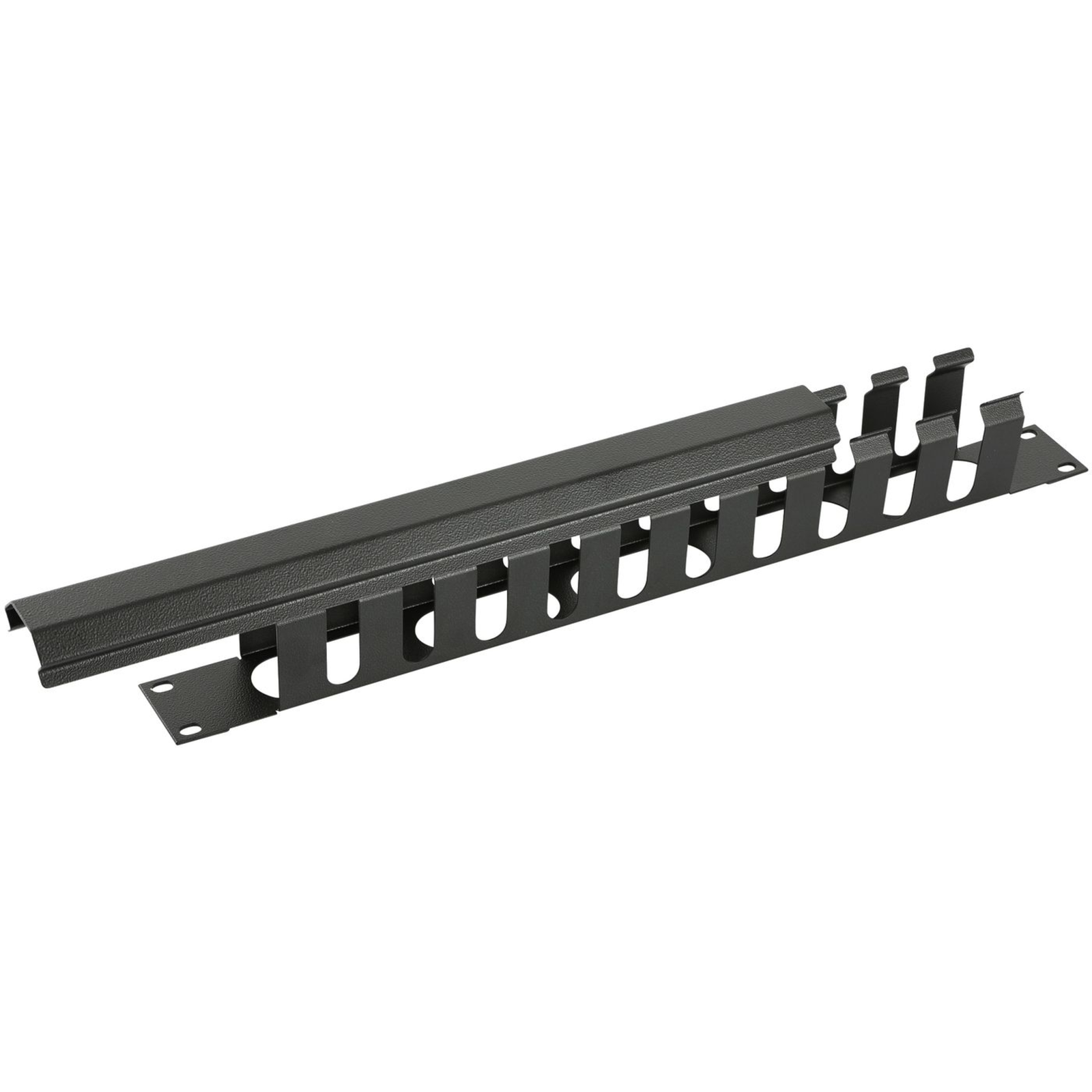 LANVIEW 1U 19inchSLIDING COVER Cable Management PANEL BLACK