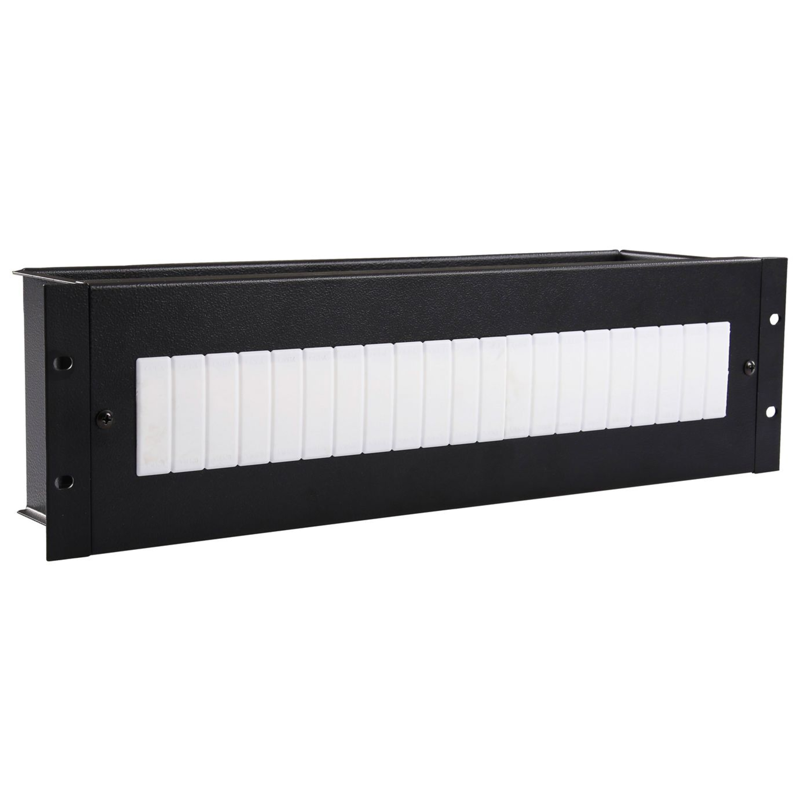 LANVIEW 3U 19inchELECTRICAL/DIN RAIL MODULE BLACK