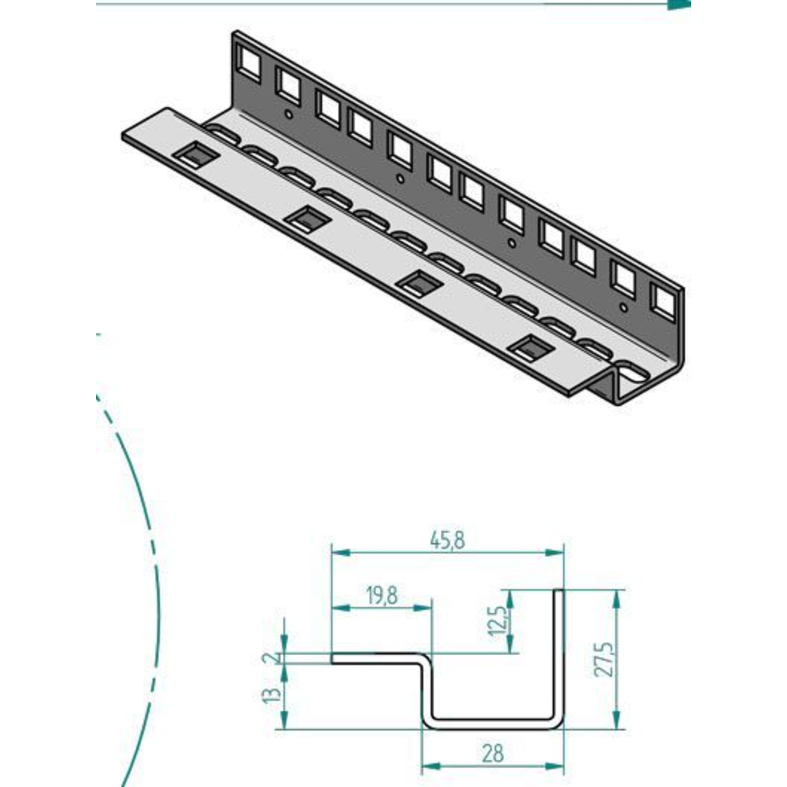 TRITON RAX-VL-X15-X1 Shelf Rail Metal 678.8 Mm