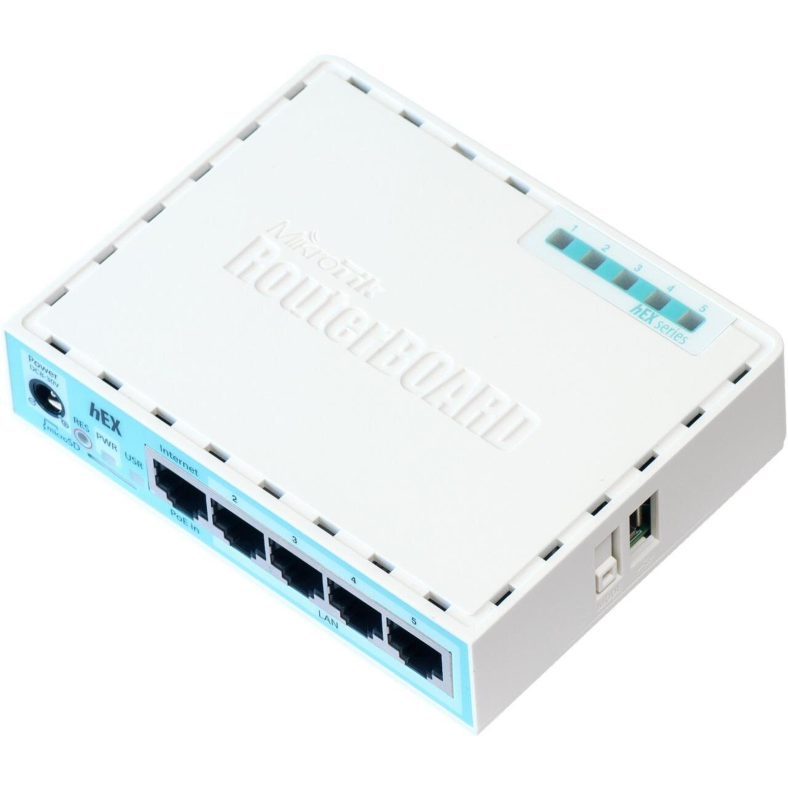 Mikredik routerBOARD HEX RB750Gr3 router 4-port Switch Cabling