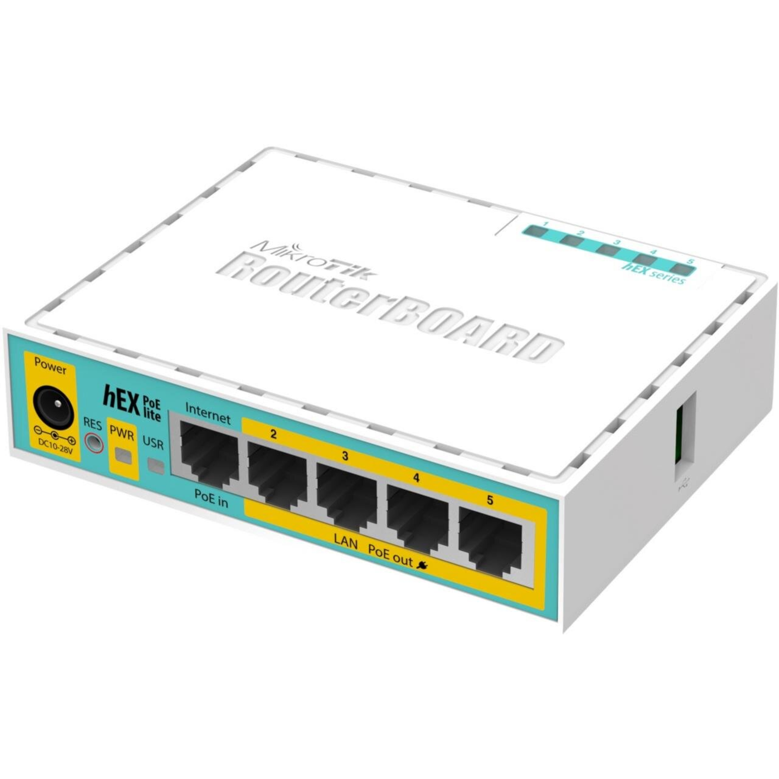 Mikredik HEX PoE Lite RB750UPR2 router