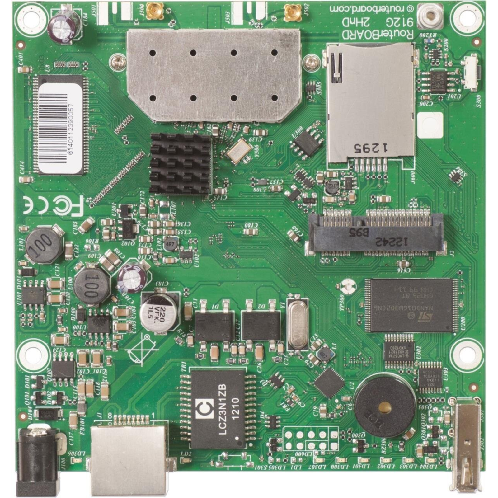 Mikredik RB912UAG-2HPND Single Band 2.4GHz Wi-Fi 4 802.11n 983.7 Mbits IEEE 802.11b