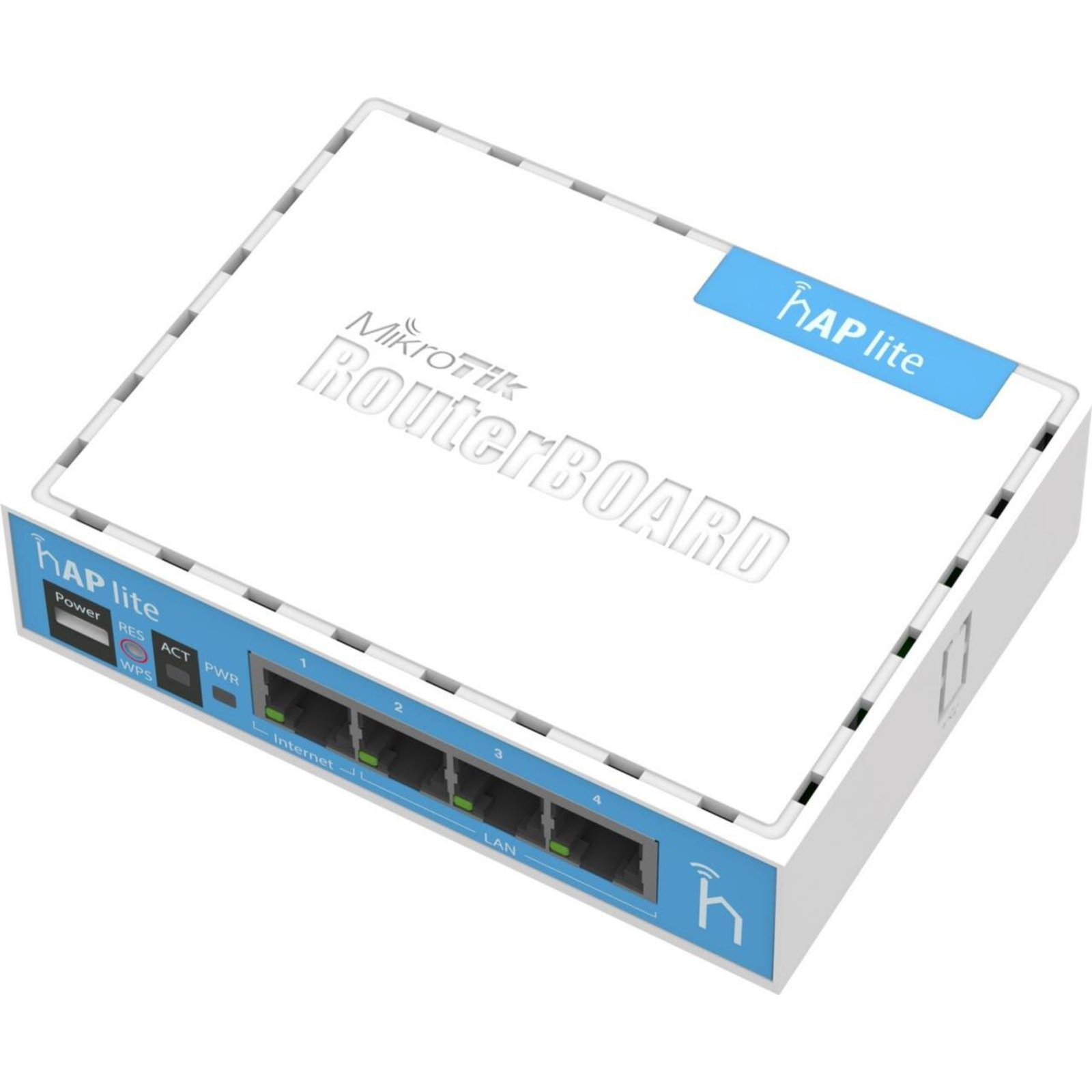 Mikredik HAP Lite 10,100 Mbits 5 V 3 W White Integrated Antenna 1.5 DBi