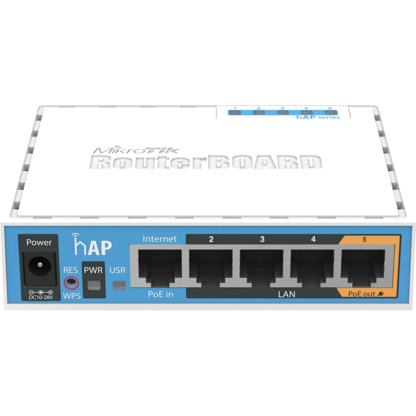 Mikredik routerBOARD HAP Wireless router 4-Port-Switch