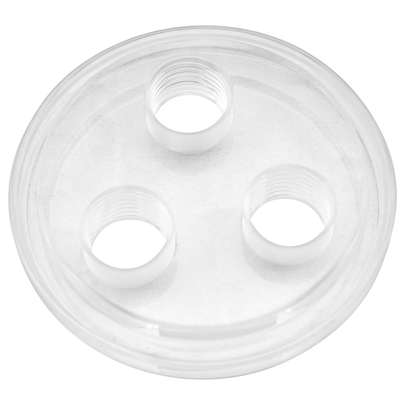 Singularity Computers Predium Triple Port Cap Lid for Equalisation Container Acrylic transparent