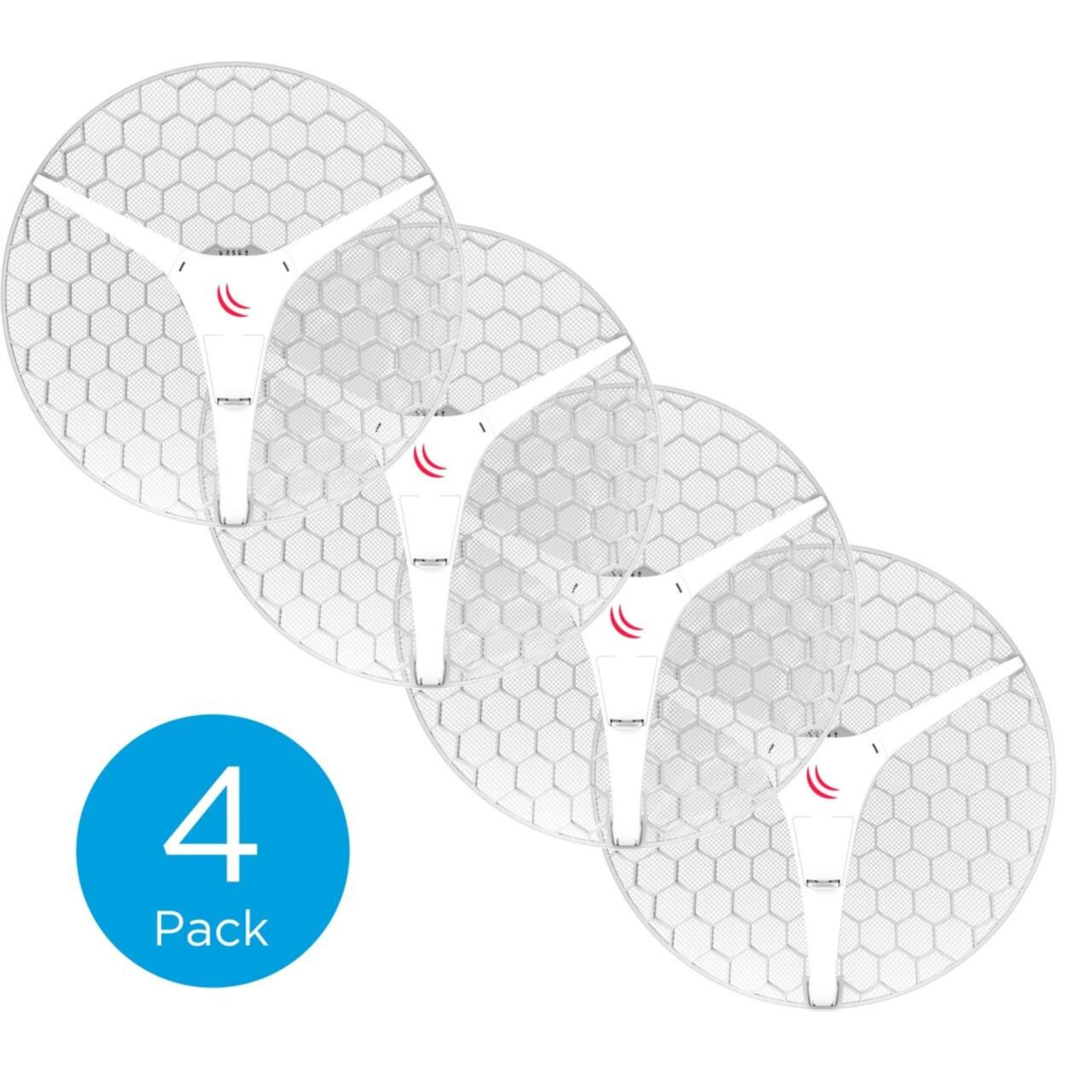 Mikredik LHG XL 4Pack HP5 CPE RBLHG-5HPnD-XL 5GHZ 1x RJ45 100Mb/s 27dBi
