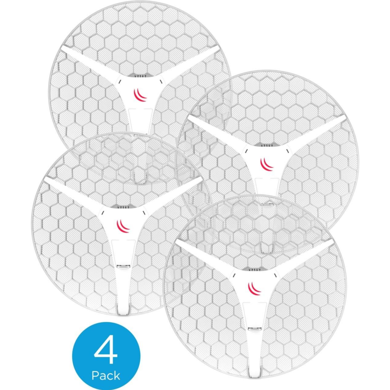Mikredik LHG XL 5 AC Dual Chain Long Range 27dBi 5GHz CPE/Point-to-Point Pack of 4