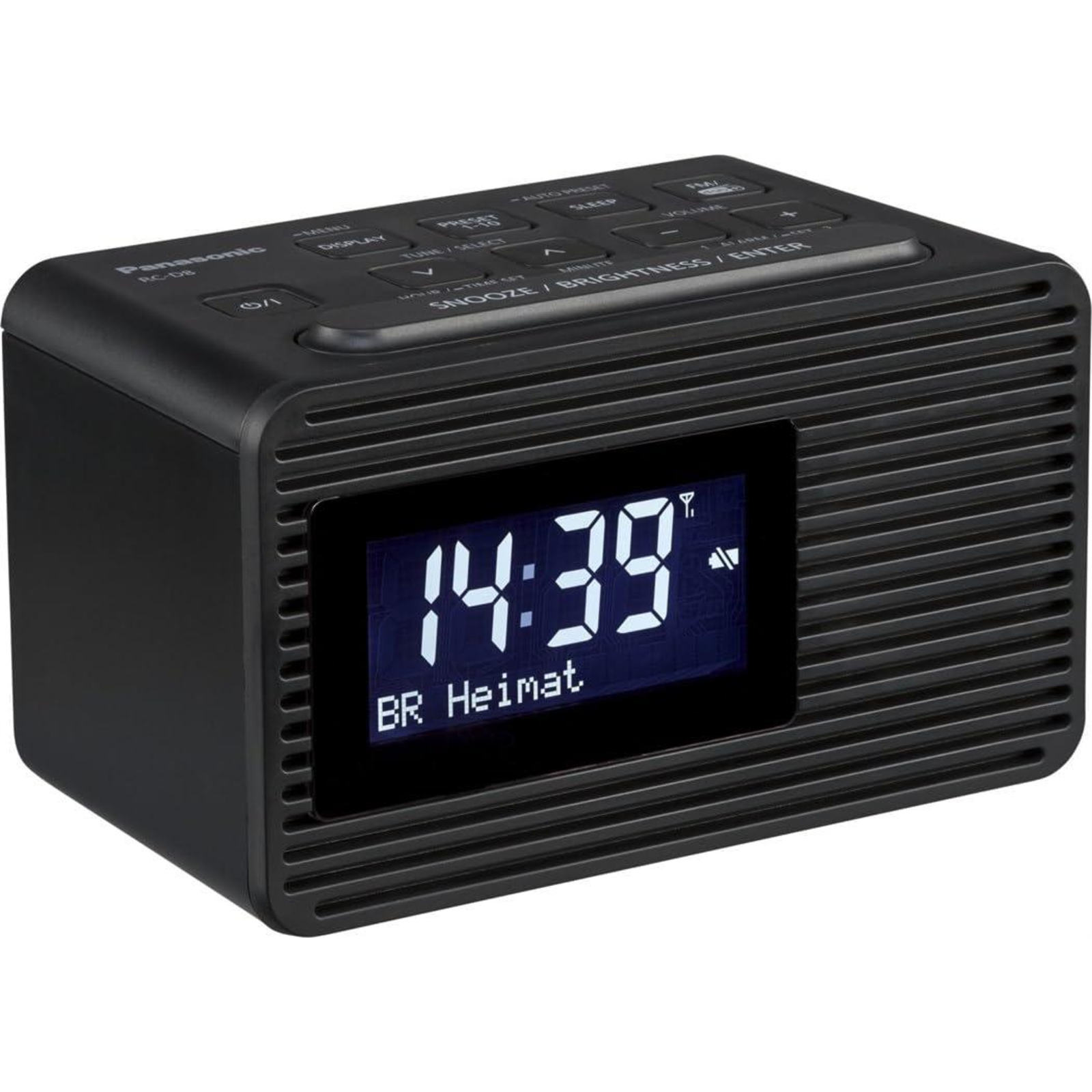 Panasonic RC-D8EG Black Clock Radio