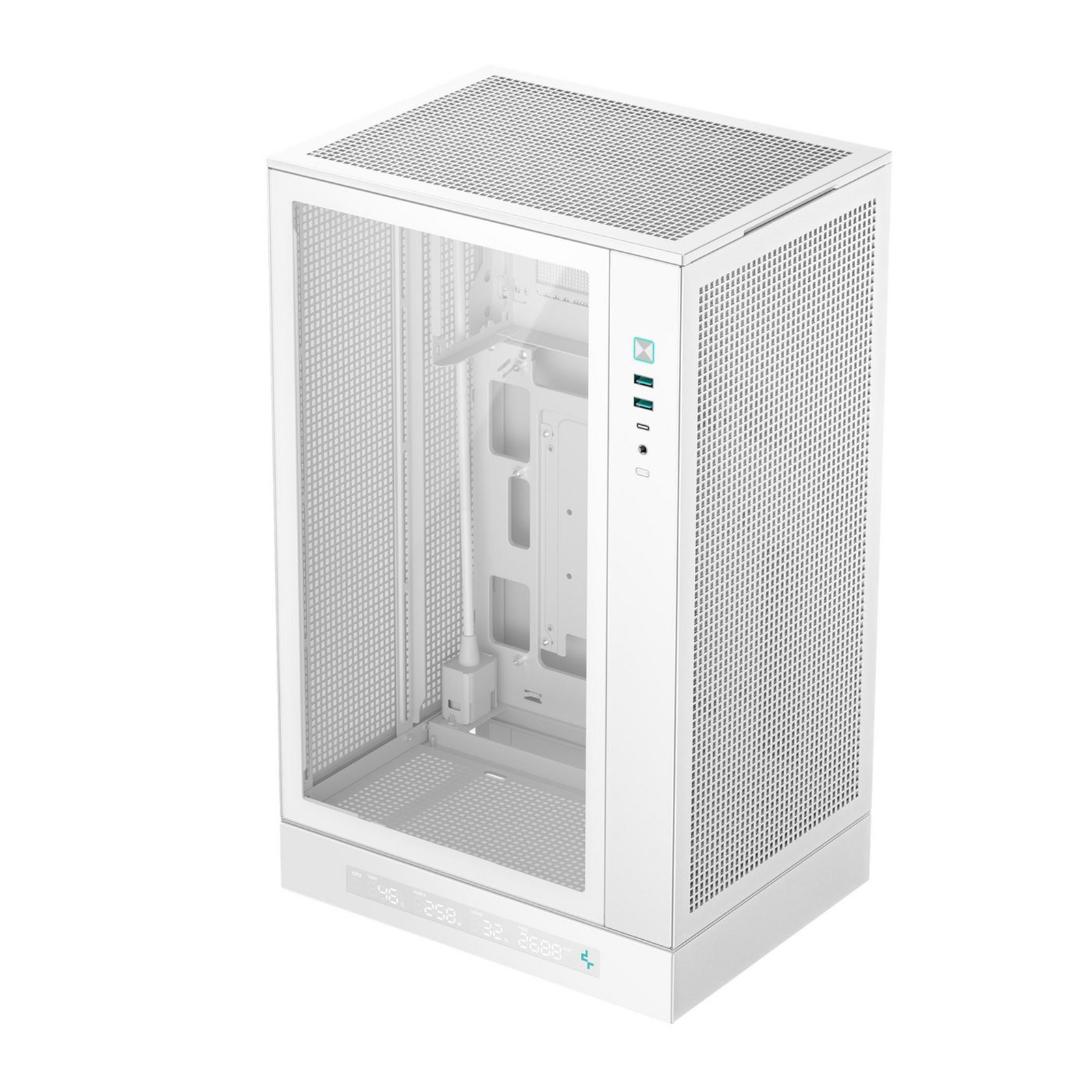DeepCool CH270 DIGITAL Tower Mini-ITX/Micro-ATX No Power Supply White