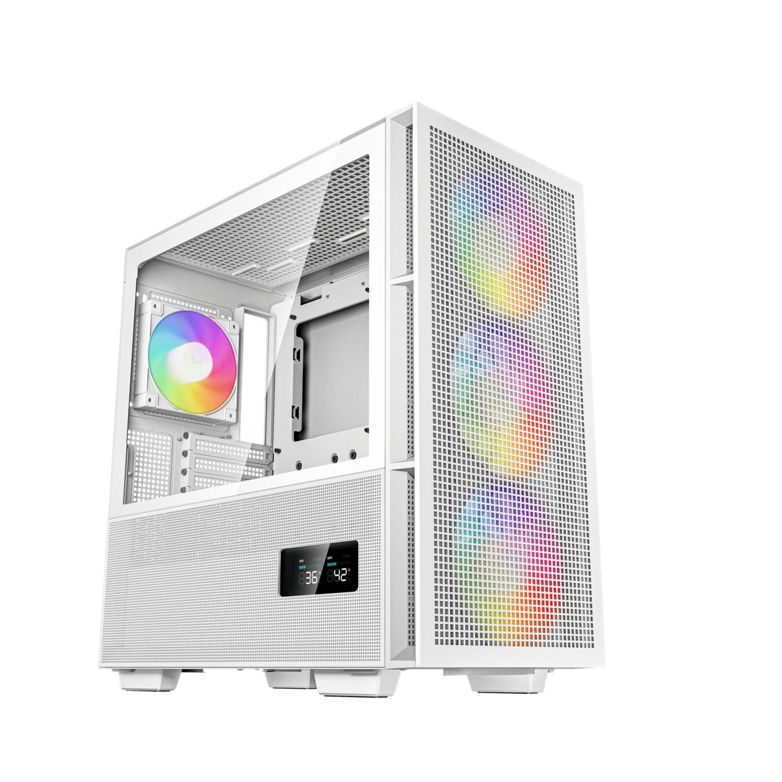 DeepCool CH560 Digital WH White Tempered Glass