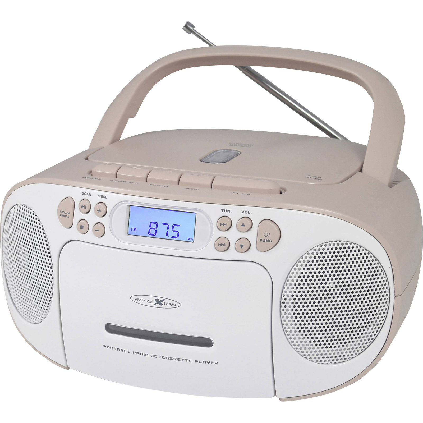 Reflexion RCR2260 Boombox White/pink
