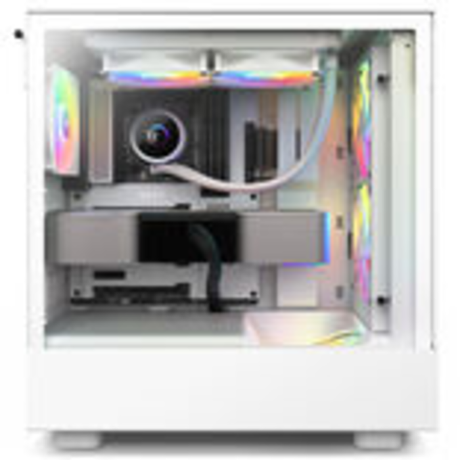 NZXT F140 RGB Core Single 140x140x26 White Single Fan No Controller