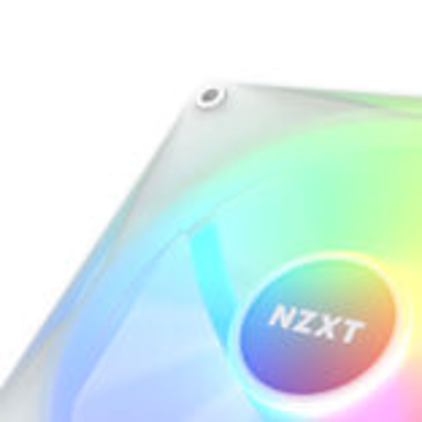 NZXT F140 RGB Core Single 140x140x26 White Single Fan No Controller
