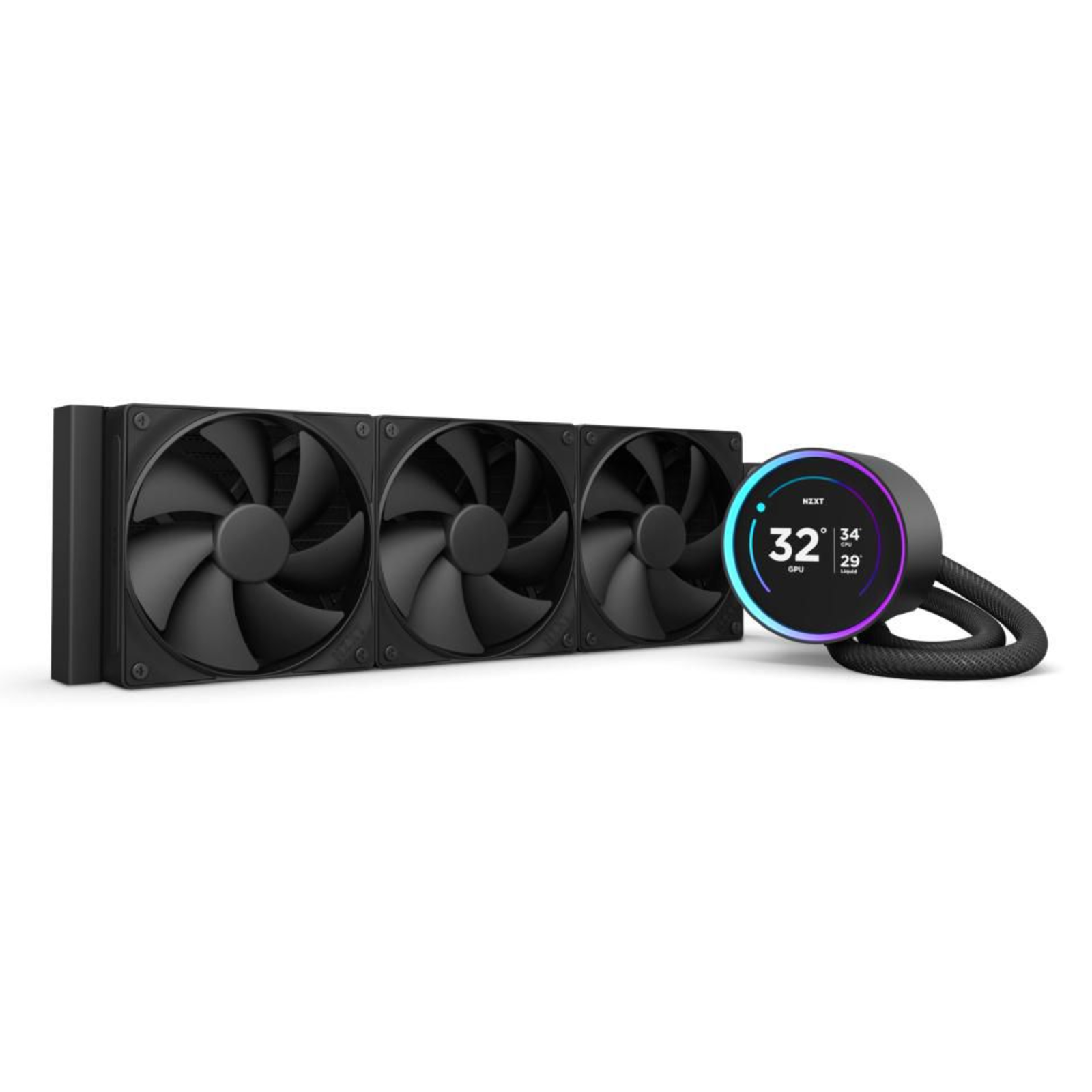 NZXT Kraken Elite 360 Processor Liquid Cooling System with LCD Display