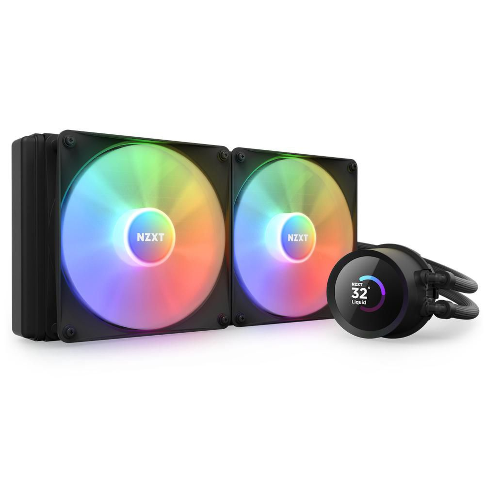 NZXT Processor Cooling System Kraken 240 Black 1700/AM5 140mm LCD-Display