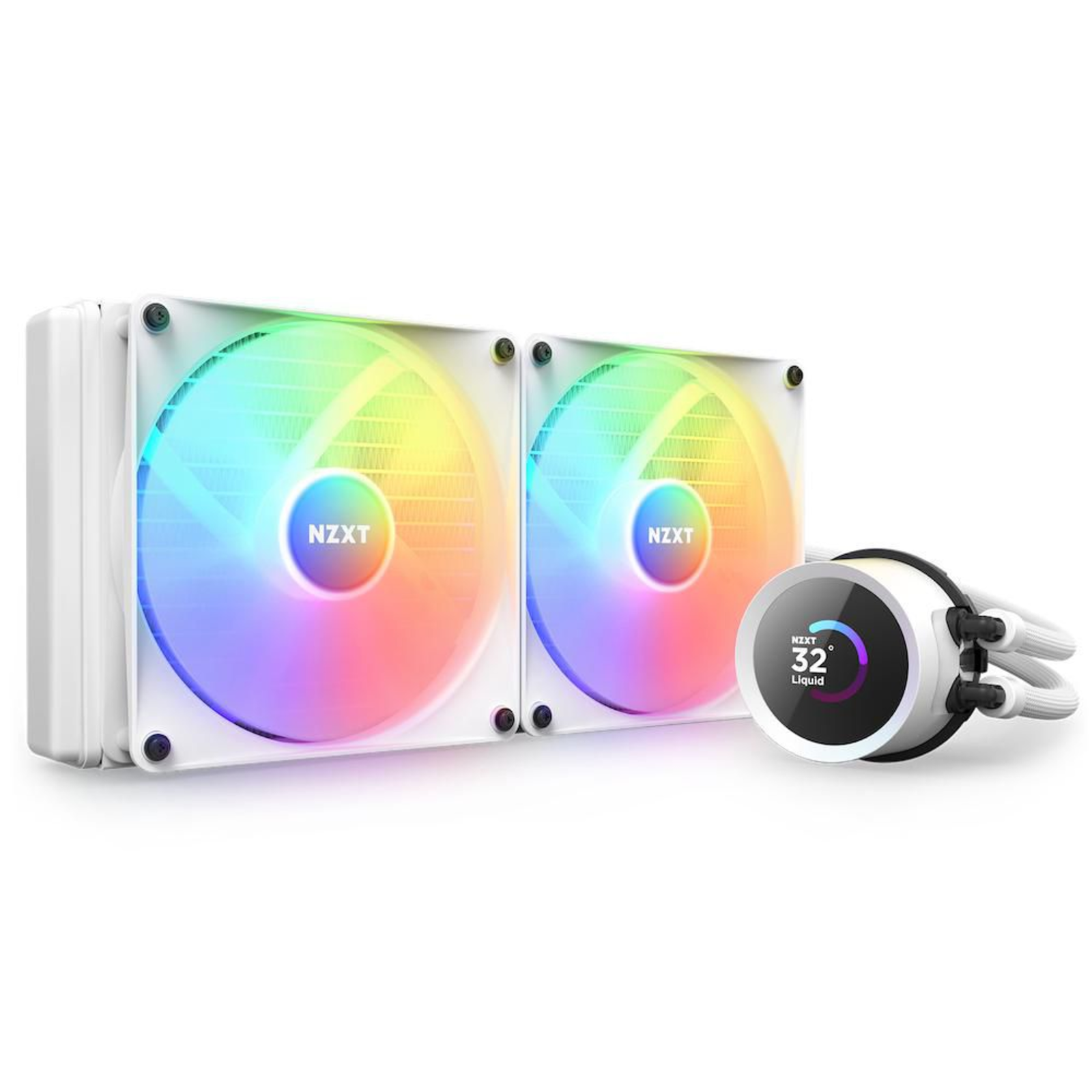 NZXT Kraken 280 RGB Processor Liquid Cooling System White