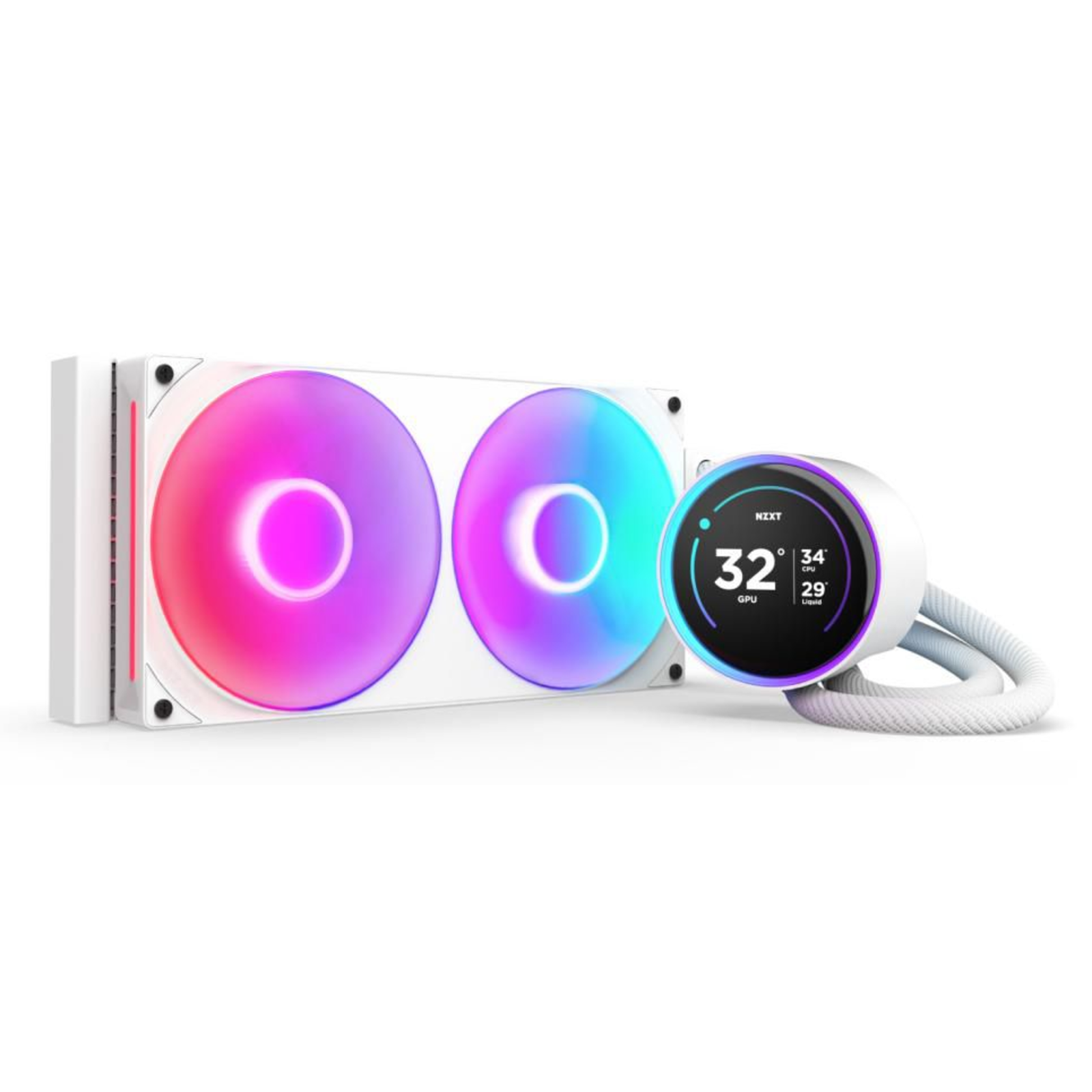 NZXT Kraken Elite 280 RGB White AiO Water Cooling