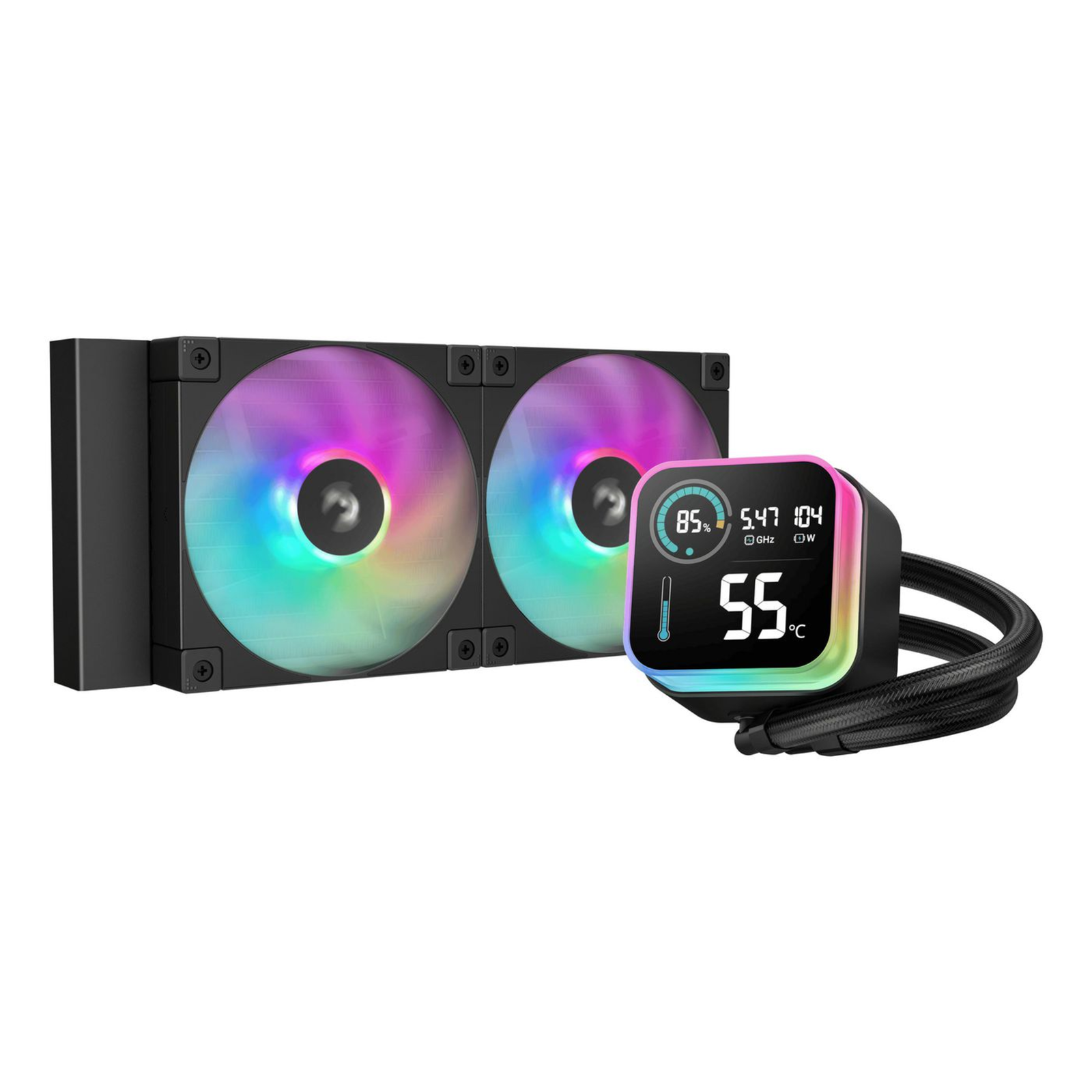 DeepCool LQ RGB AIO Water Cooling Kit 240mm (Black)