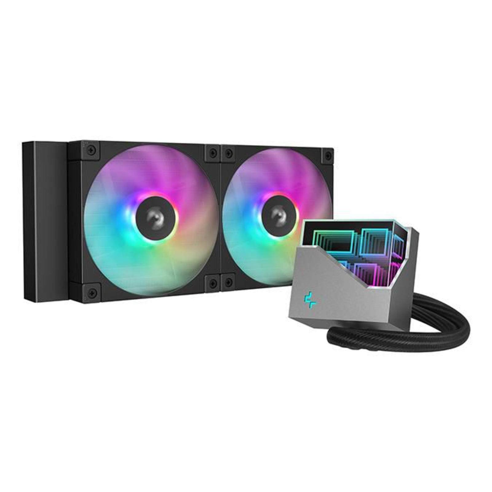 DeepCool LT240 All-in-one Liquid Cooler 12cm 600 RPM 2400 RPM 72.04 Cfm Weak