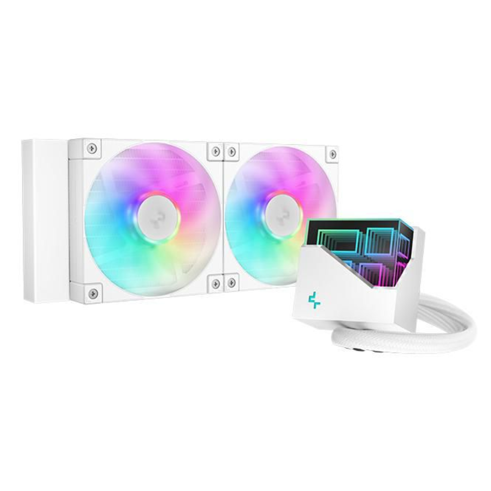DeepCool LT240 All-in-one Liquid Cooler 12cm 600 RPM 2400 RPM 72.04 Cfm White