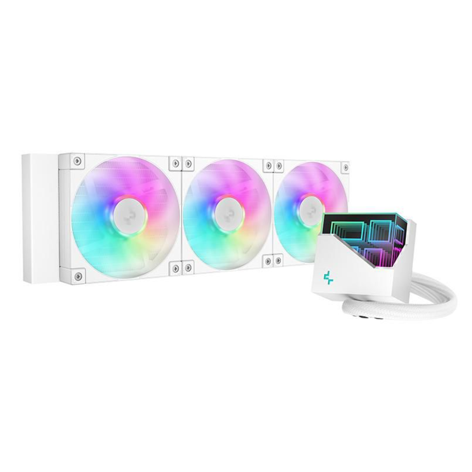 DeepCool LT360 All-in-one Liquid Cooler 12cm 600 RPM 2400 RPM 72.04 Cfm White