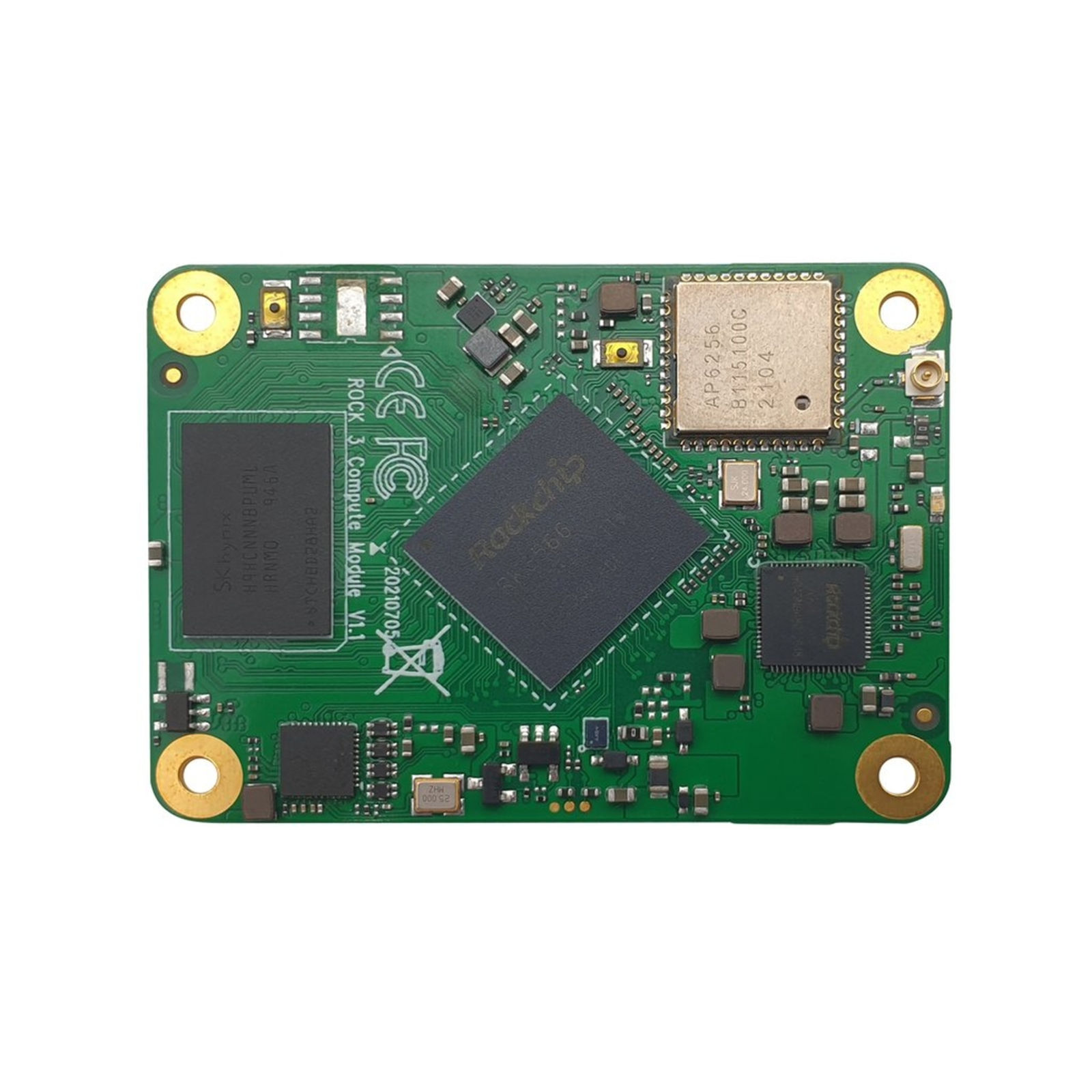 ALLNET Radxa CM3 Model A Rock3 RK3566 Compute Module 4GB RAM/no EMMC No Wifi QWERTZ