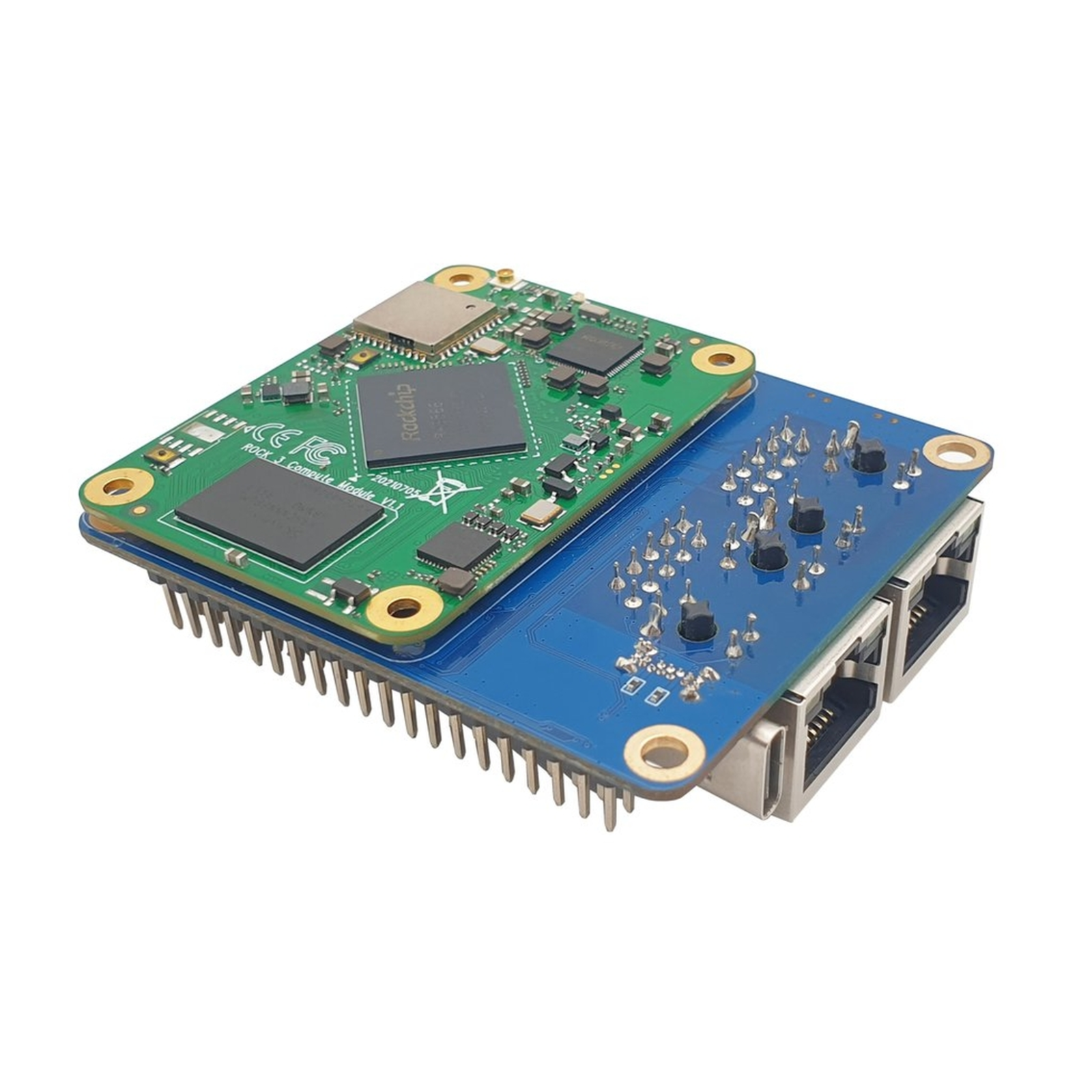 ALLNET Radxa CM3 Model A Rock3 RK3566 Compute Module 4GB RAM/no EMMC No Wifi QWERTZ