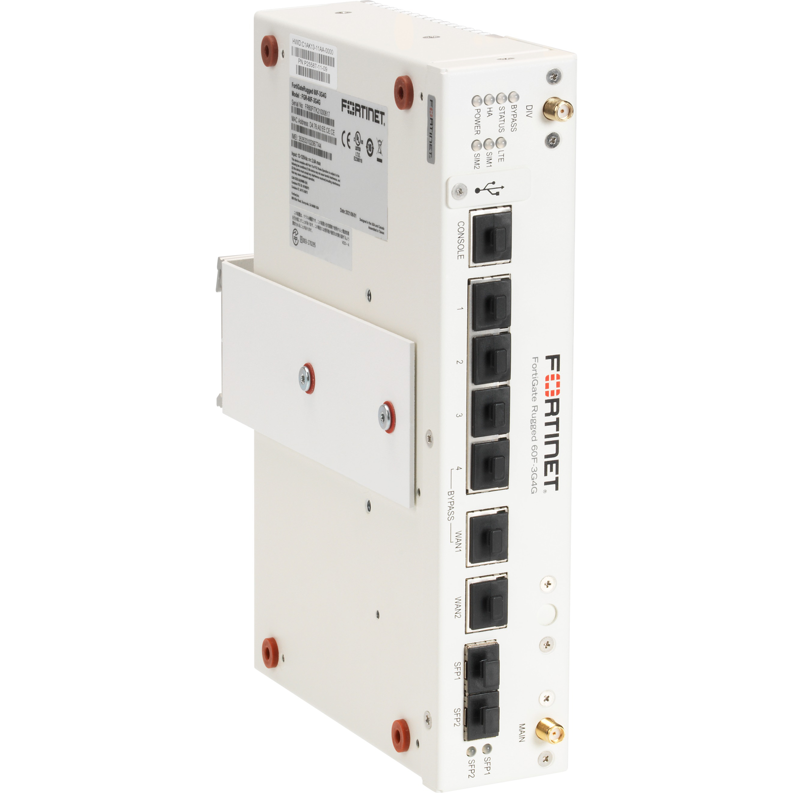 RackmountIT DIN-Rail Mount for FortiGate Rugged 60F (RM-FR-W1)