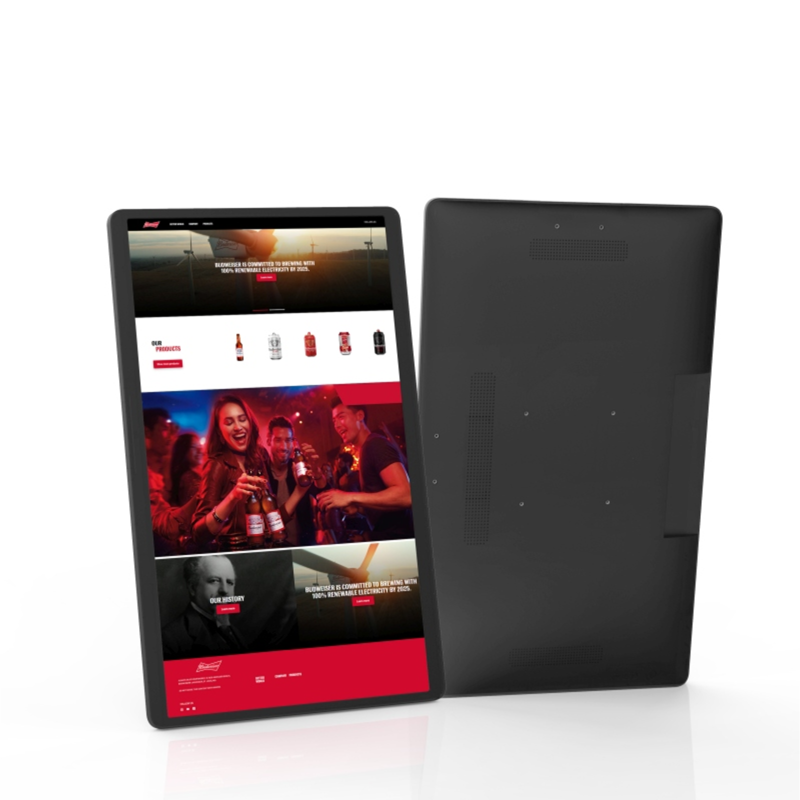 ALLNET High Performance Display Android 12 RK3588S2 NFC PoE HDMI in 53.3 Cm
