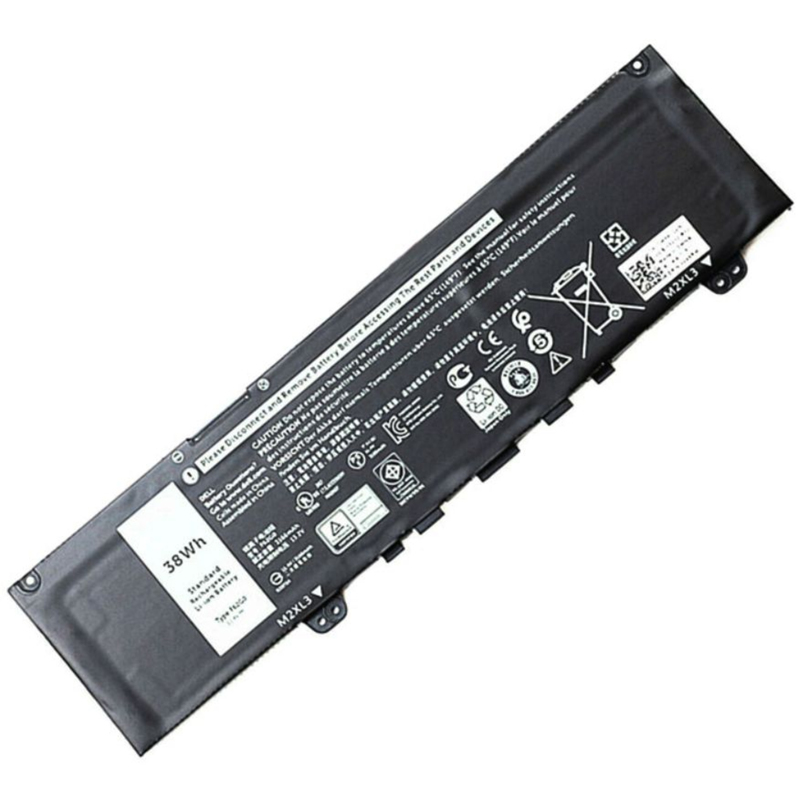 Dell Battery 38Wh for Vostro 5370 Li-polymer 11.4V 3166mAh 38Wh
