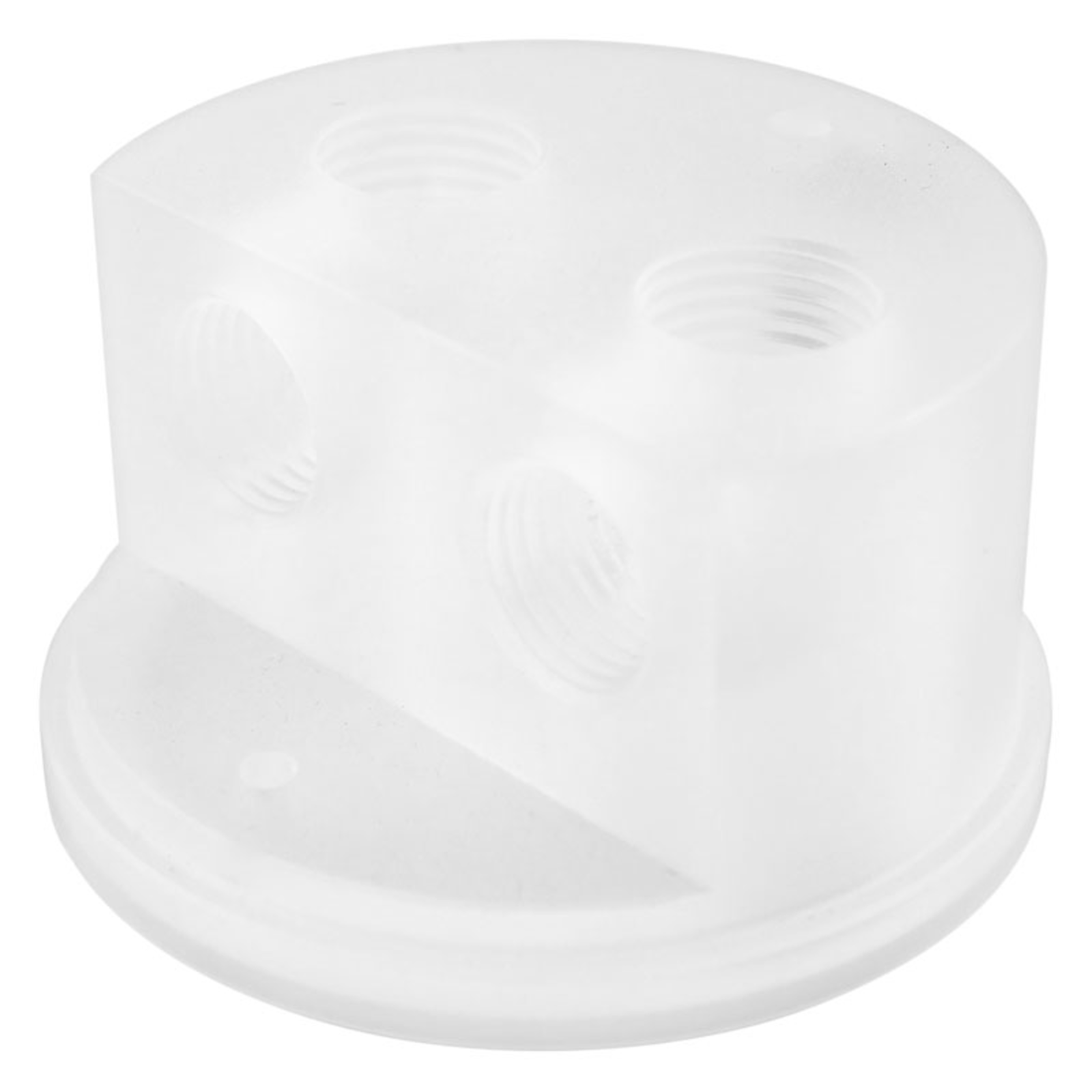 Singularity Computers Predium Quad Port Cap Cover Equalisation Container Acrylic matte transparent