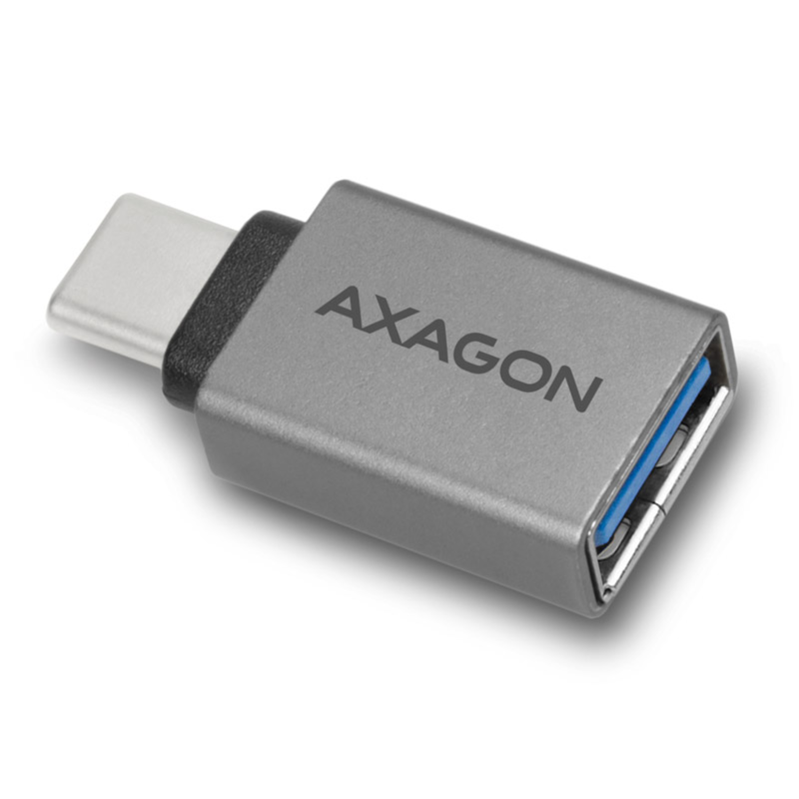 Axagon USB-C 3.1 M to USB-A F Adapter Aluminium Black