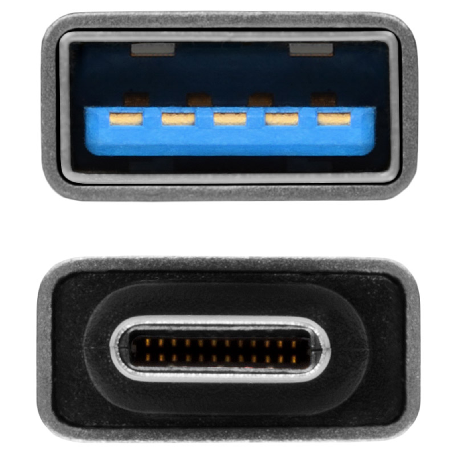 Axagon USB-C 3.1 M to USB-A F Adapter Aluminium Black