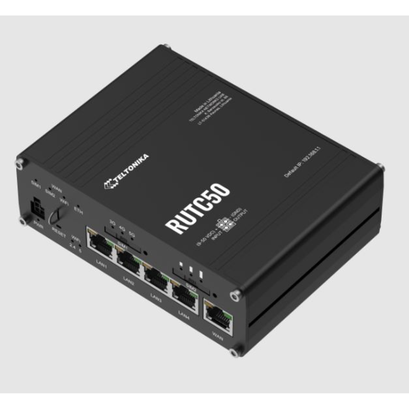 Teltonika RUTC50 V2 ESIM 5G/4G/LTE/3G WiFi 6 router router WLAN