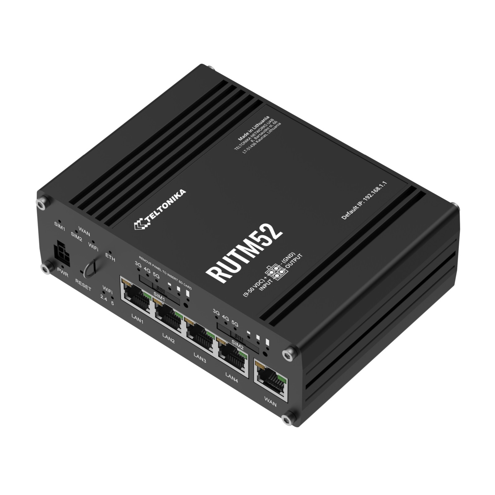 Teltonika router RUTM52 Dual 5G router (RUTM52000000)