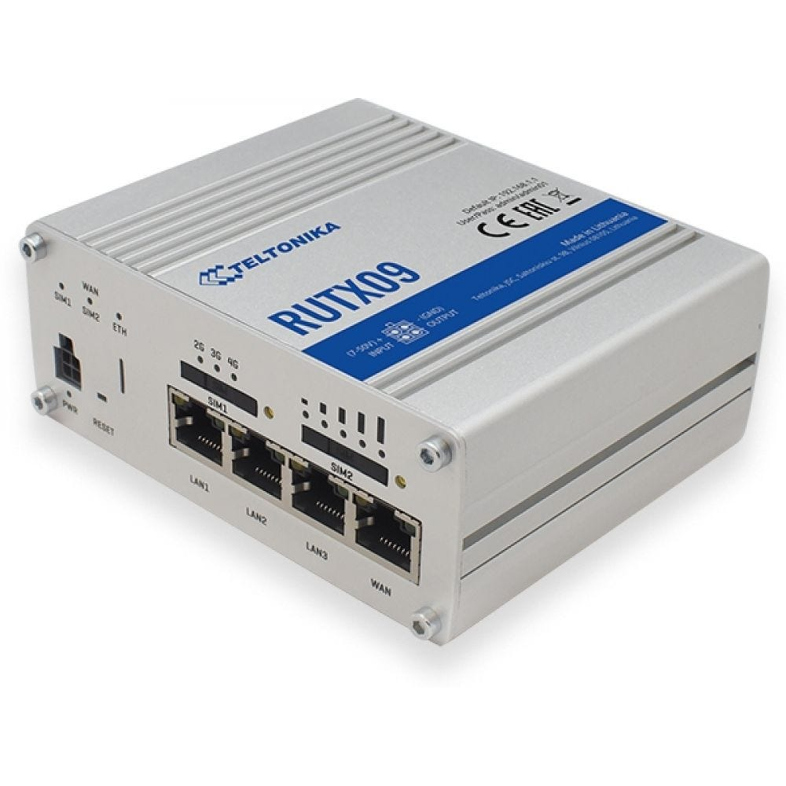 Teltonika Rugged router LTE 4-Port-Switch RUTX09