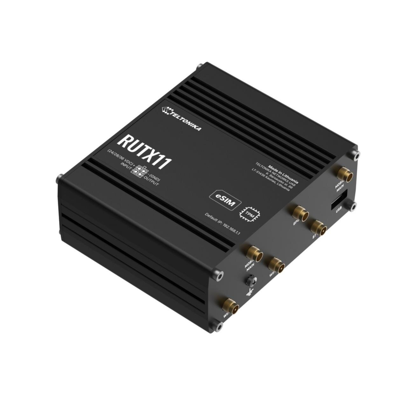 Teltonika LTE Cat6 Dual SIM router 4x 1Gbit Wave-2 802.11ac GPS Bluetooth LE RMS