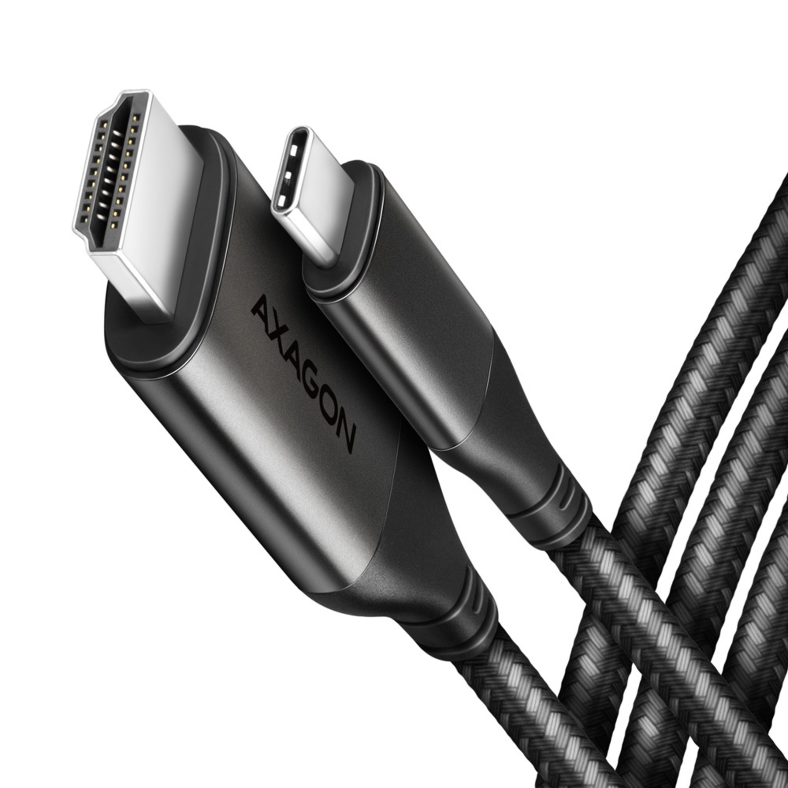 Axagon RVC-HI2MC USB-C to HDMI 2.0 Adapter 4K/60Hz Aluminium 1.8 M