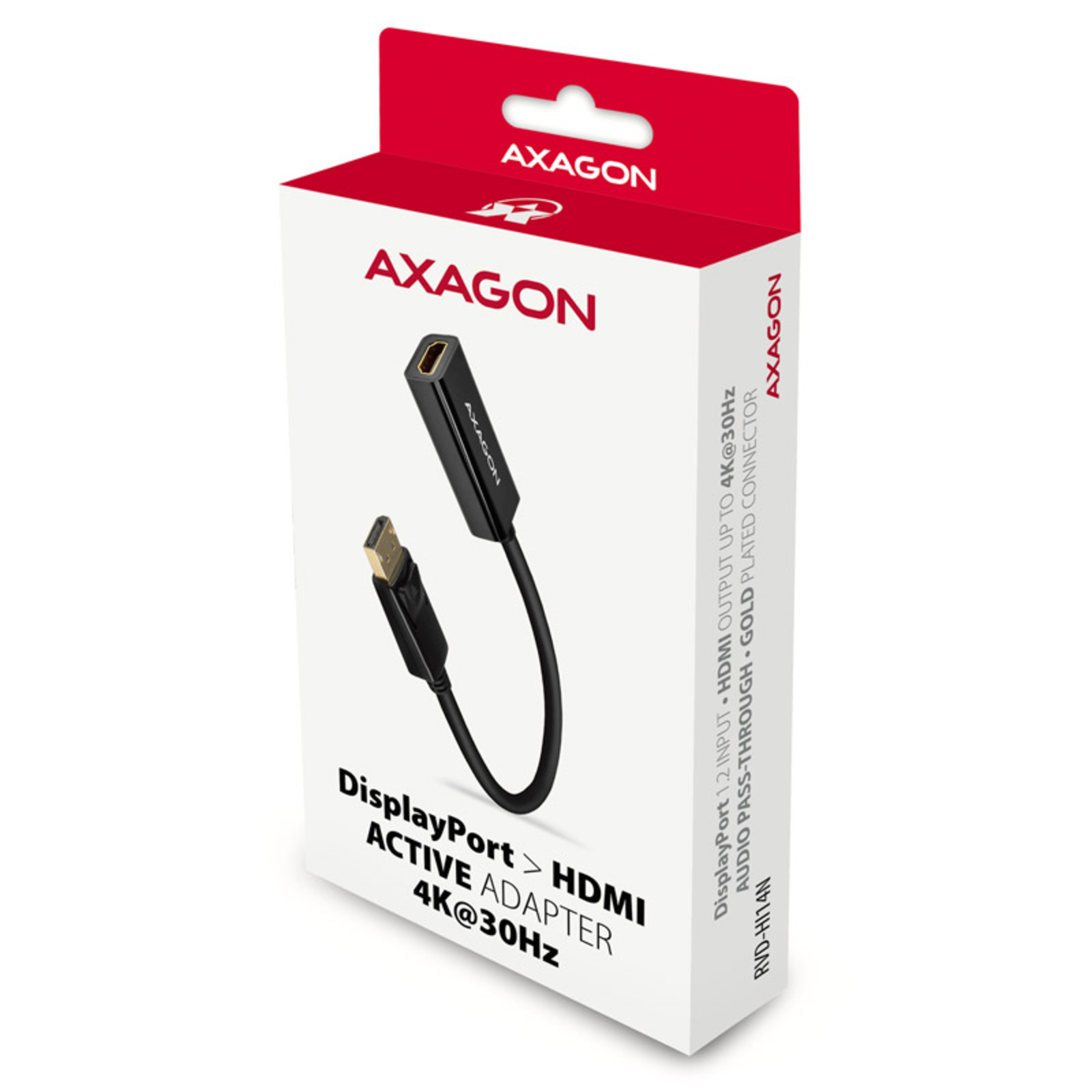 Axagon RVD-HI14N DisplayPort HDMI 1.4 Adapter 4K/30Hz