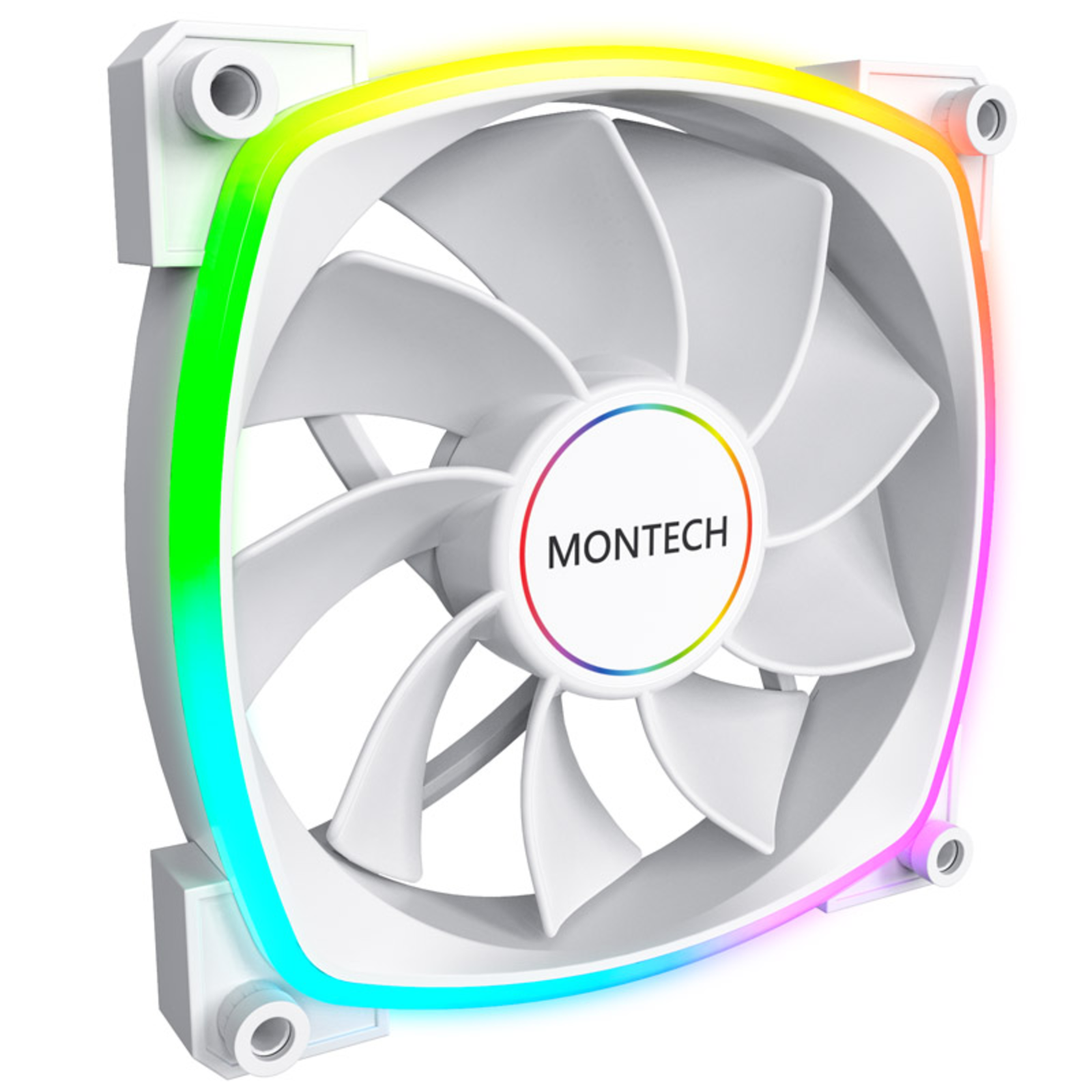 Montech RX140 PWM ARGB Reverse Fan- 140mm White
