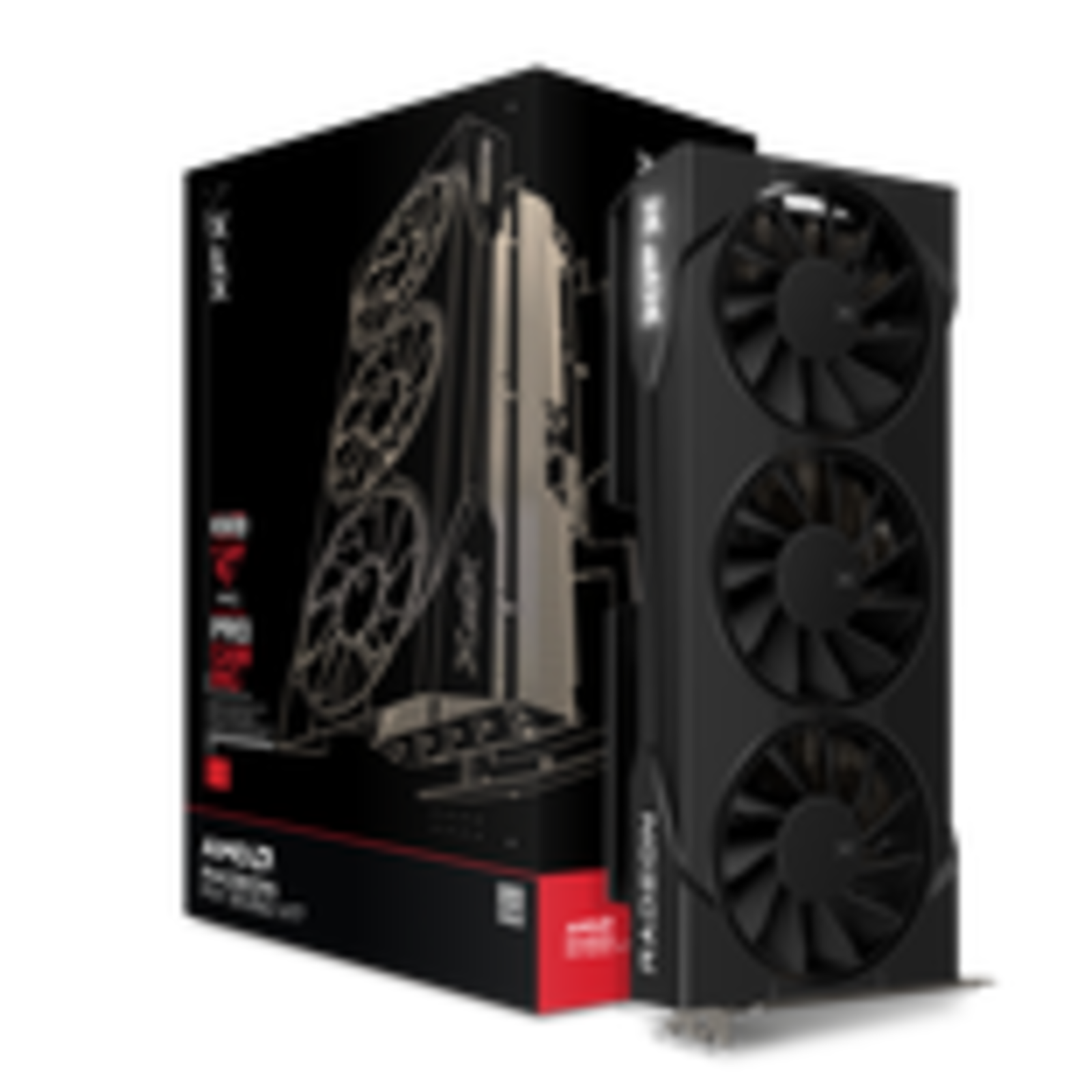 XFX RX 9060XT Swift Triple Fan OC Black GDDR6 Retail 16384 MB GDDR6