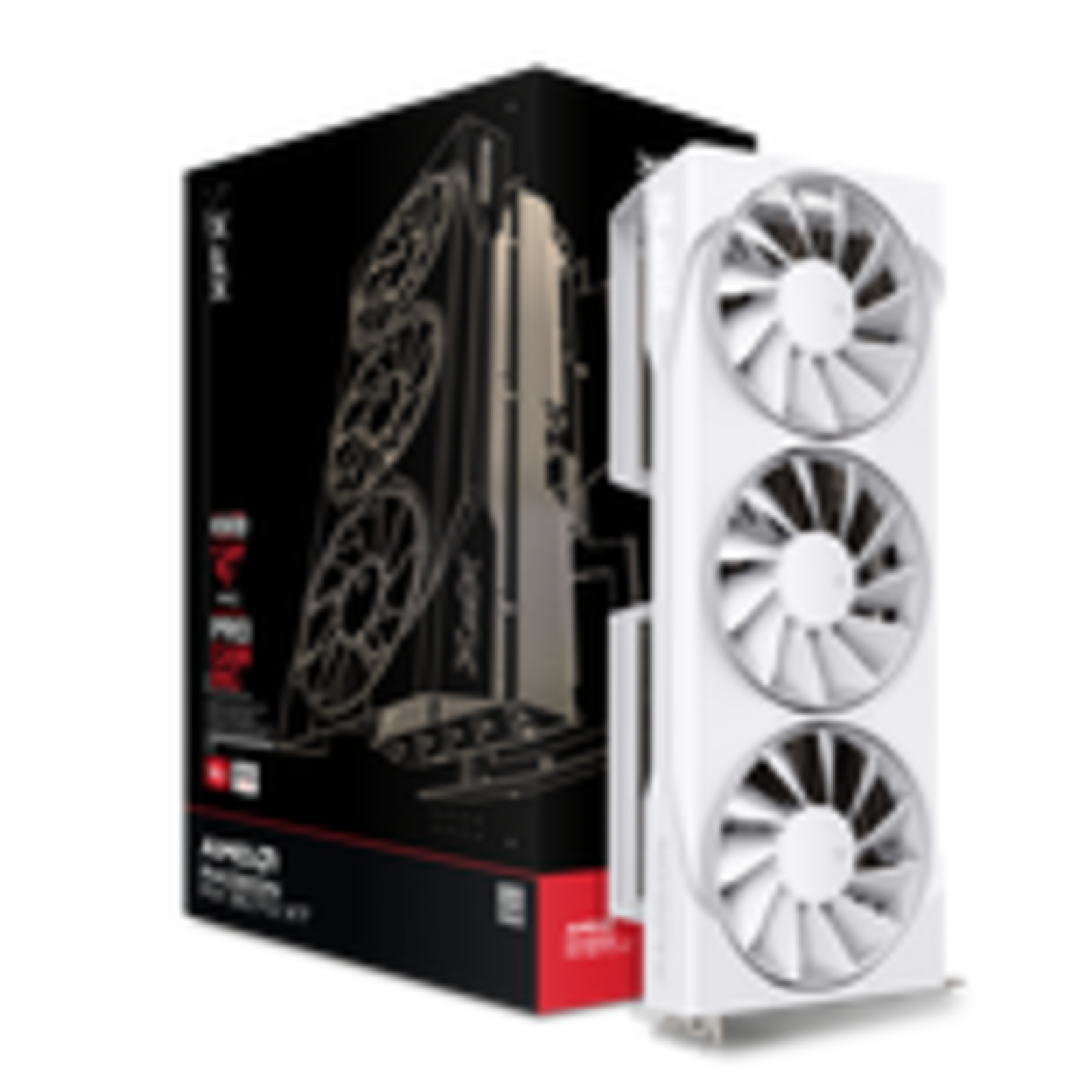 XFX VGA 16GB RADEON RX9070XT SWIFT WHITE OC Gaming 3xDP/1xHDMI AMD RX 9070XT Edition Card