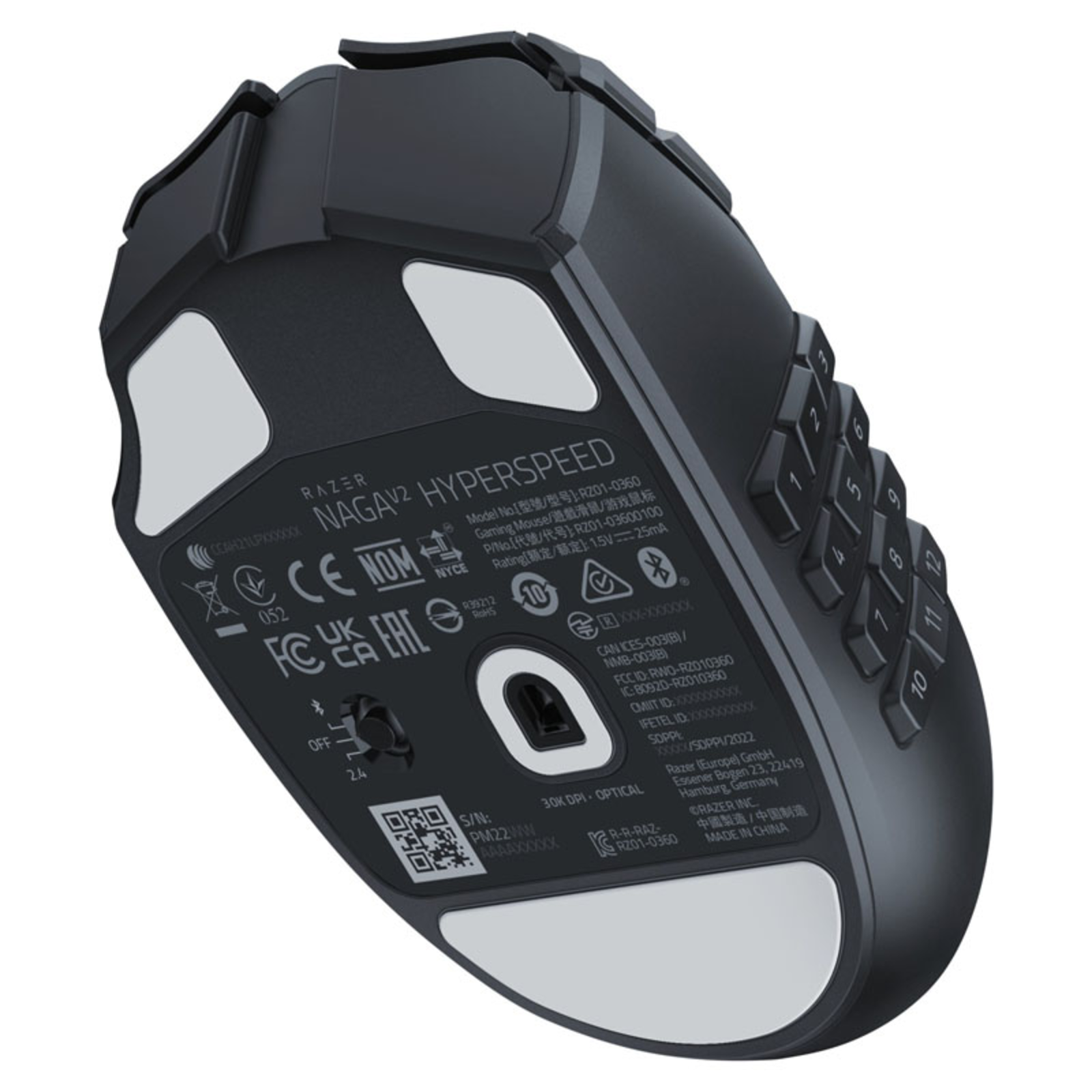 Razer V2 Hyperspeed Mouse Right-Hand Rf Wireless